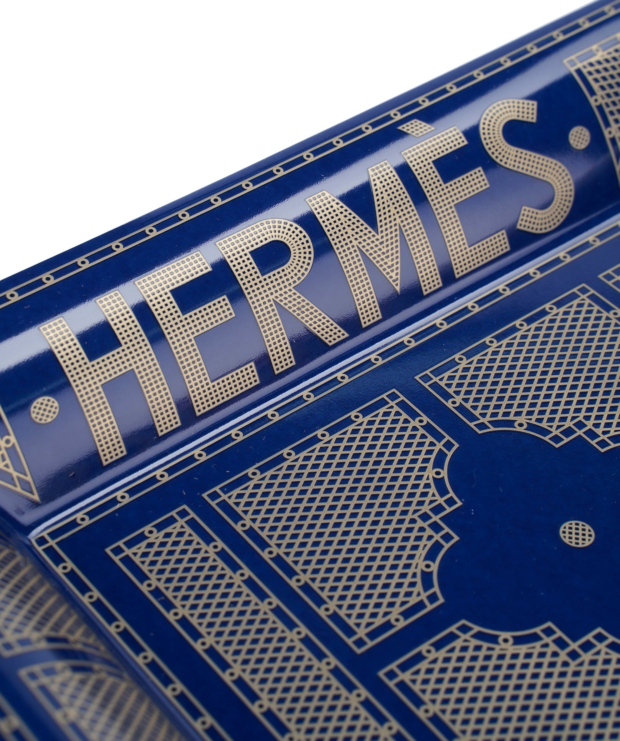 Hermès Hermes Change Tray Hermes Sellier  Blue Roi 014034AG