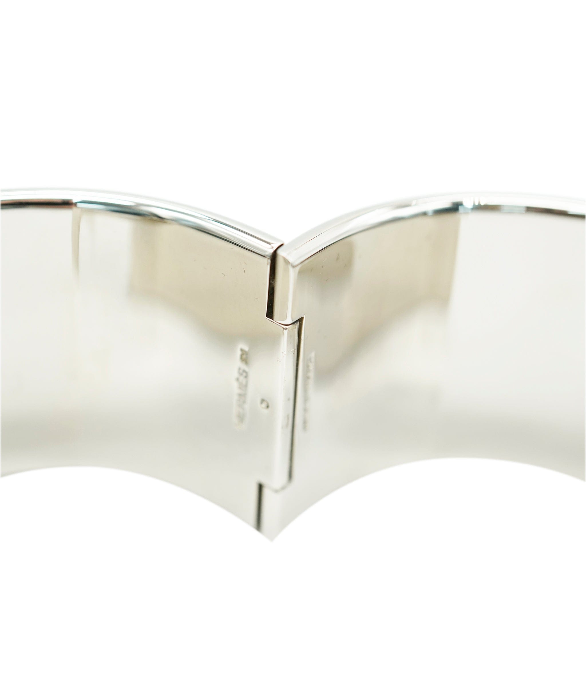 Hermès Hermes Clic Clac H TGM Marron Glace PHW Size 0  SKC1924