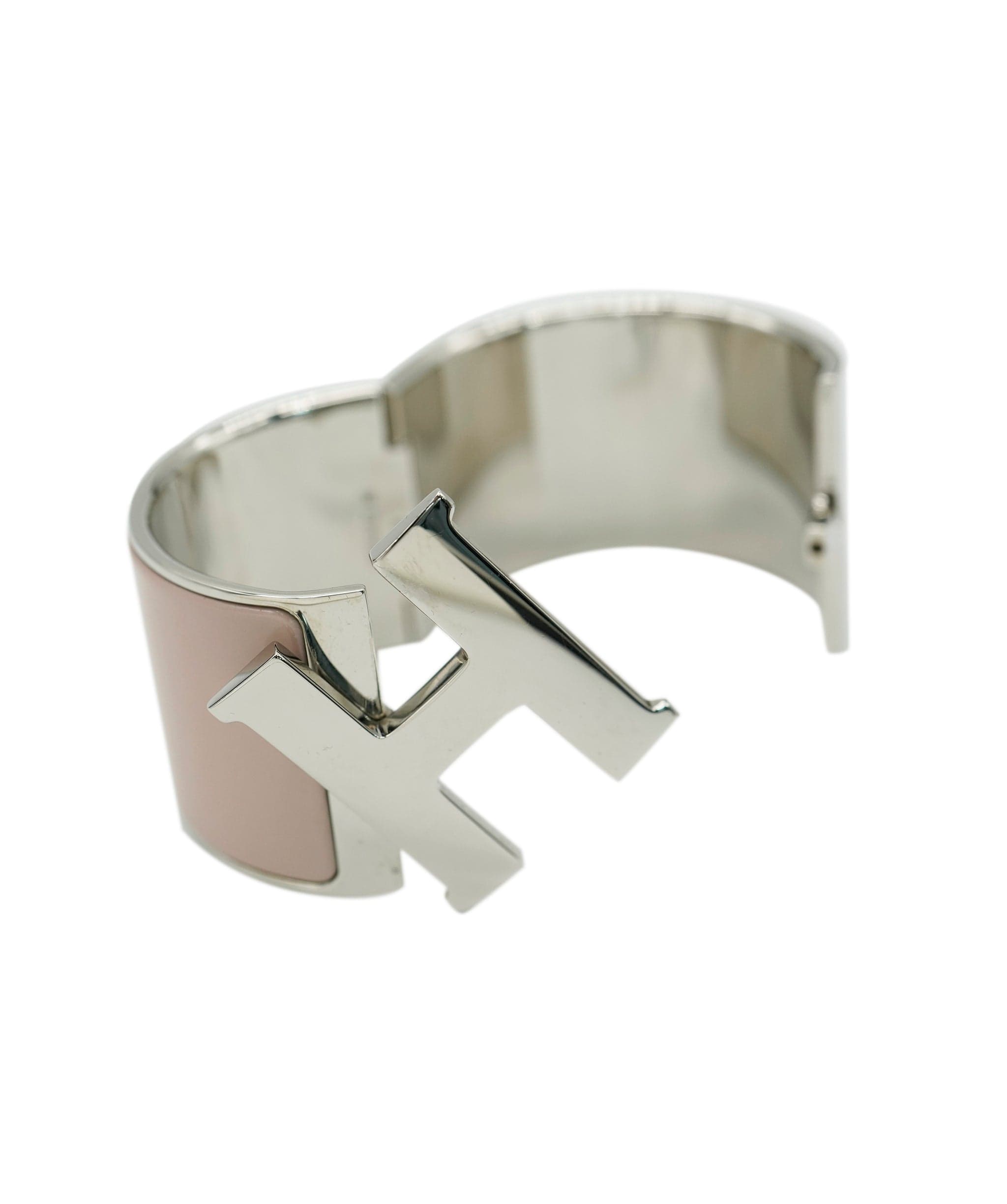 Hermès Hermes Clic Clac H TGM Marron Glace PHW Size 0  SKC1924