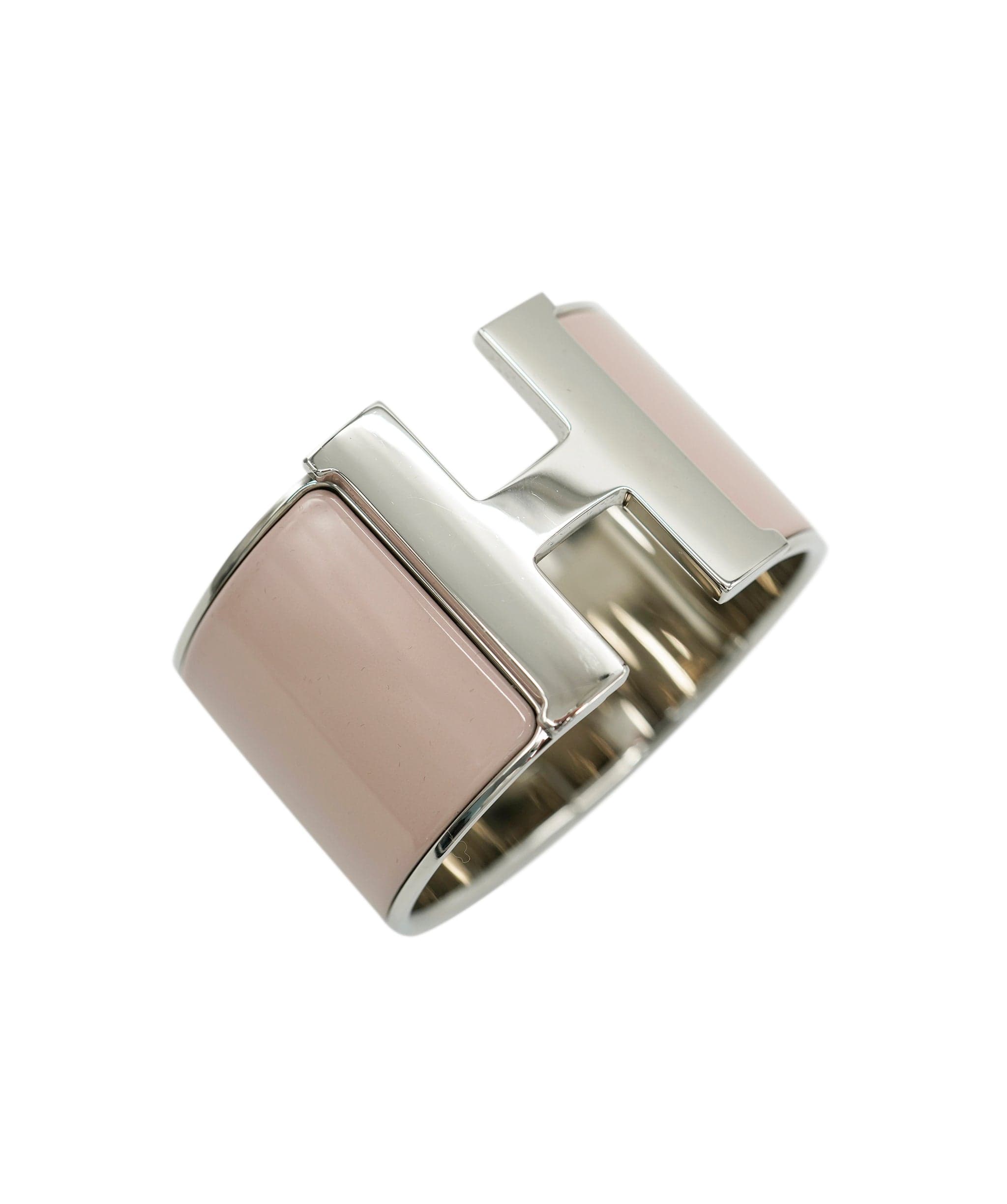 Hermès Hermes Clic Clac H TGM Marron Glace PHW Size 0  SKC1924