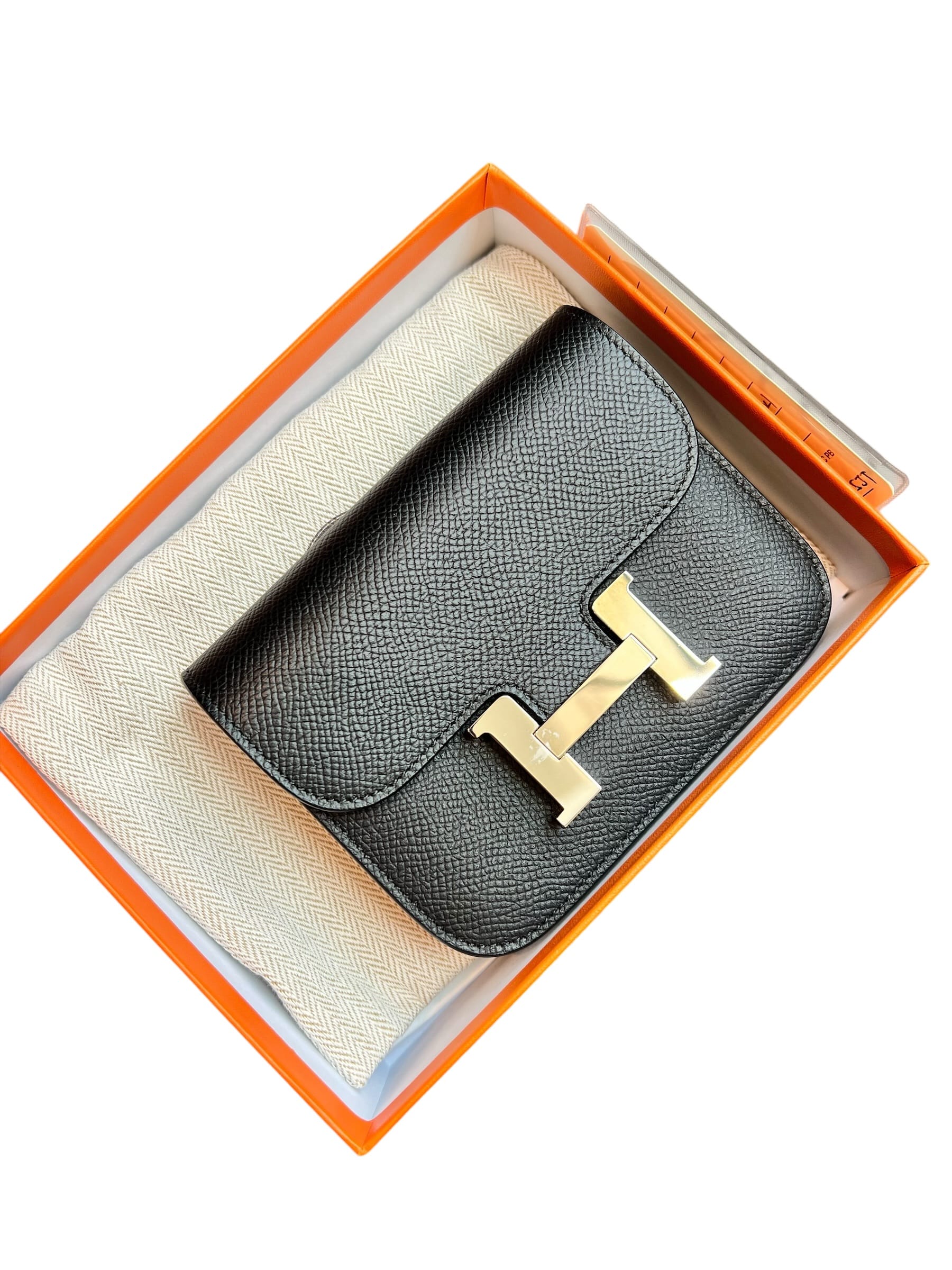 Hermes Hermes Constance Slim Black Epsom PHW #W SSLG1039