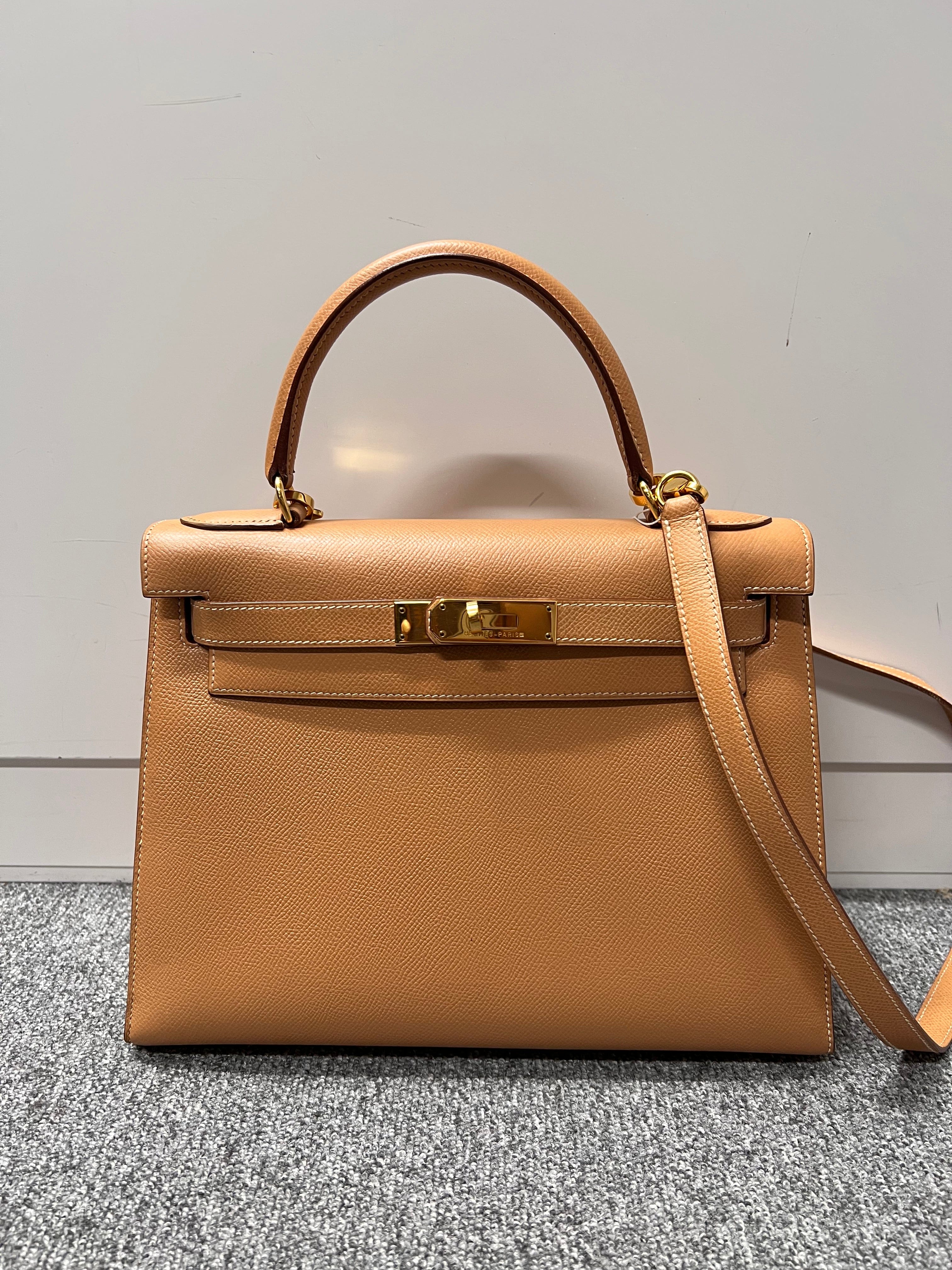 HERMES HERMES Courchevel Natural G Kelly 28 B0724QUTCC