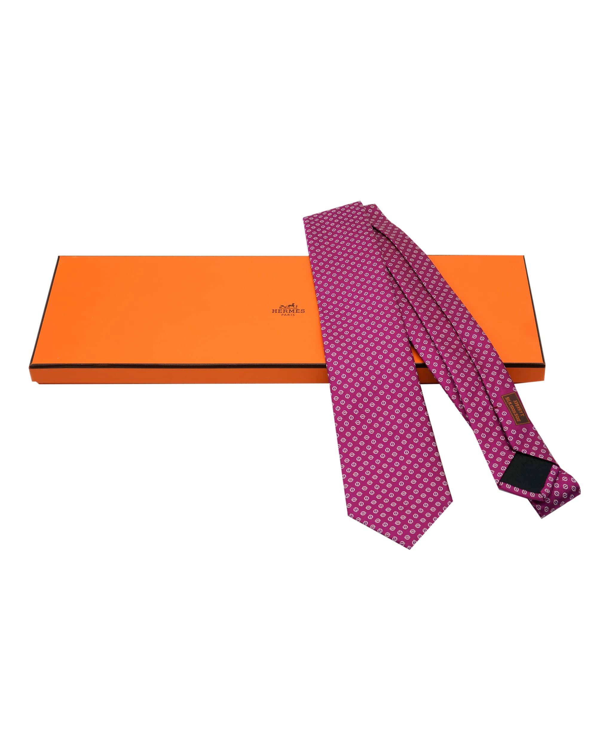 Hermès Hermès Cravate Soie Lourde Silk Tie Bordeaux DXBS5828