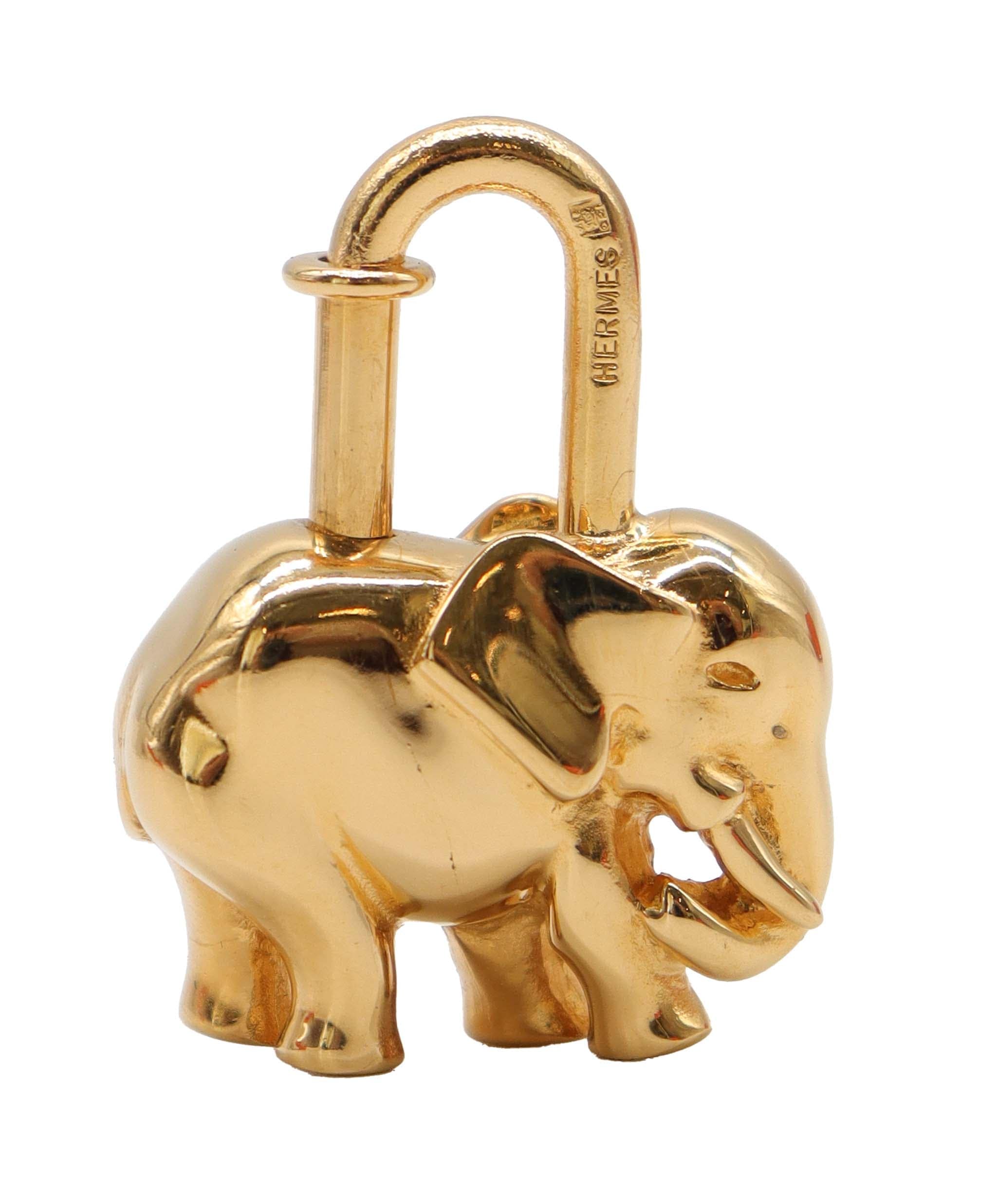 Hermès Hermes Exoticism Elephant Gold 1988 Cadena DXBS3639