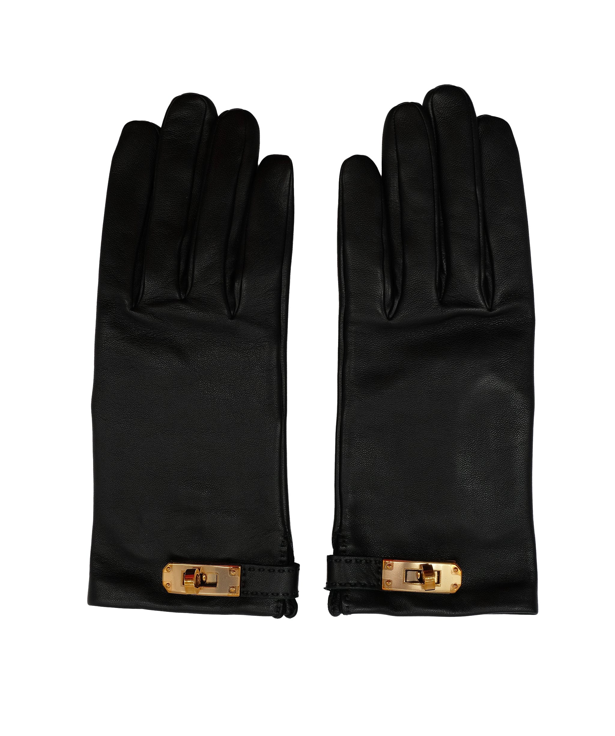 Hermès Hermes Gloves Black w/ Box RJC3722