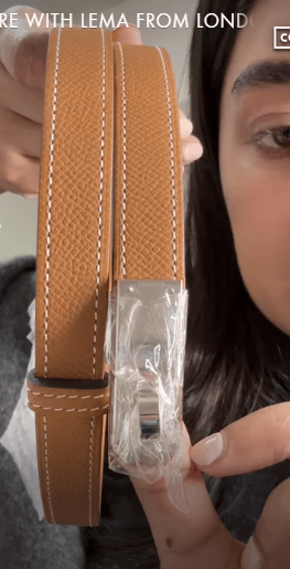 Hermès Hermes Gold and Silver Kelly belt ALC3832