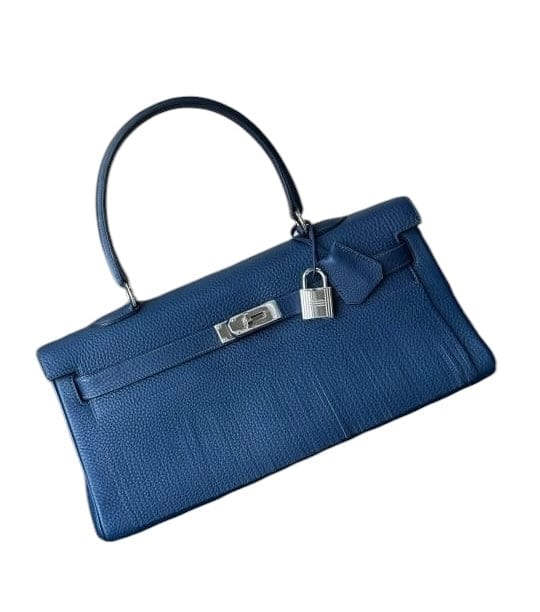 Hermès Hermes JPG Shoulder Kelly Fringe Blue Obscure PHW SYCYB1051