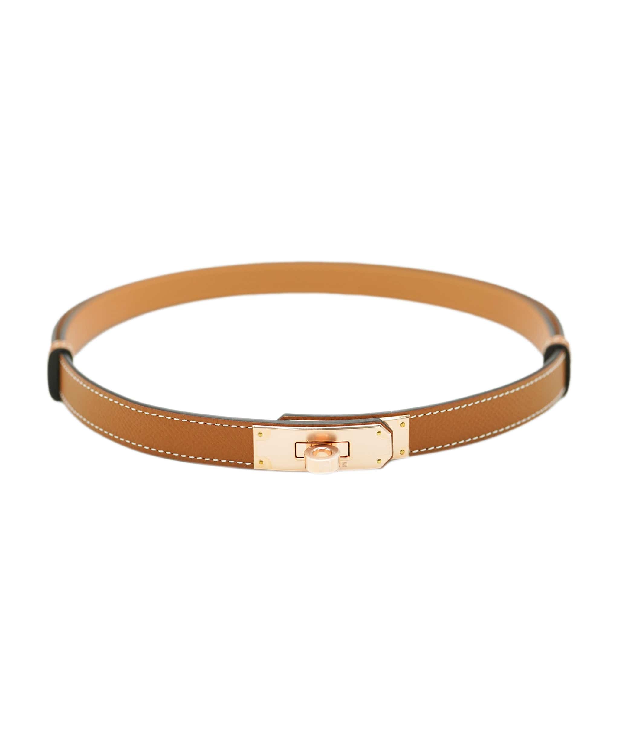 Hermès Hermès Kelly Belt Gold Epsom RGHW SKL1741