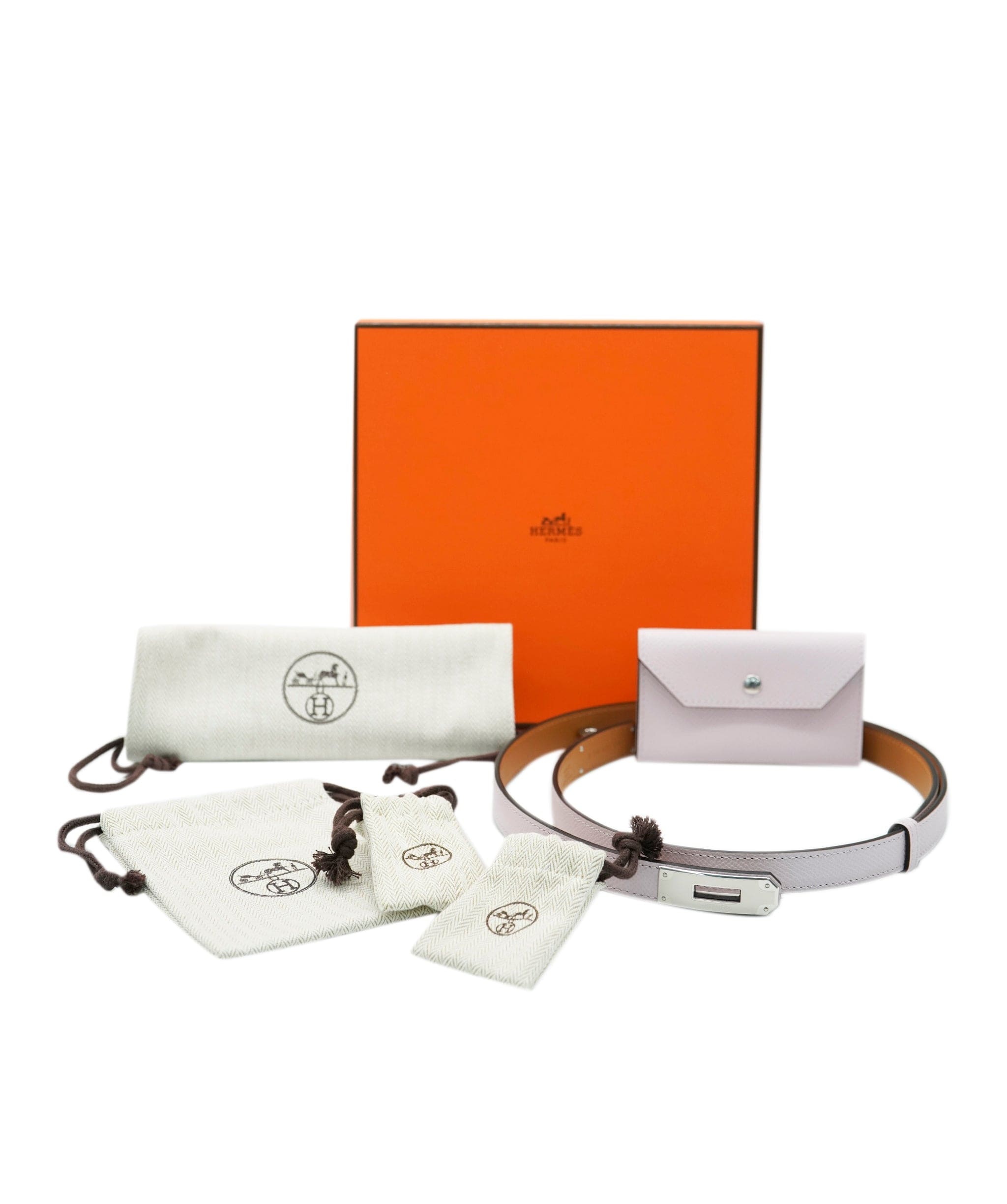 Hermès Hermès  Kelly Pocket Belt - Mauve Pale ALC2127