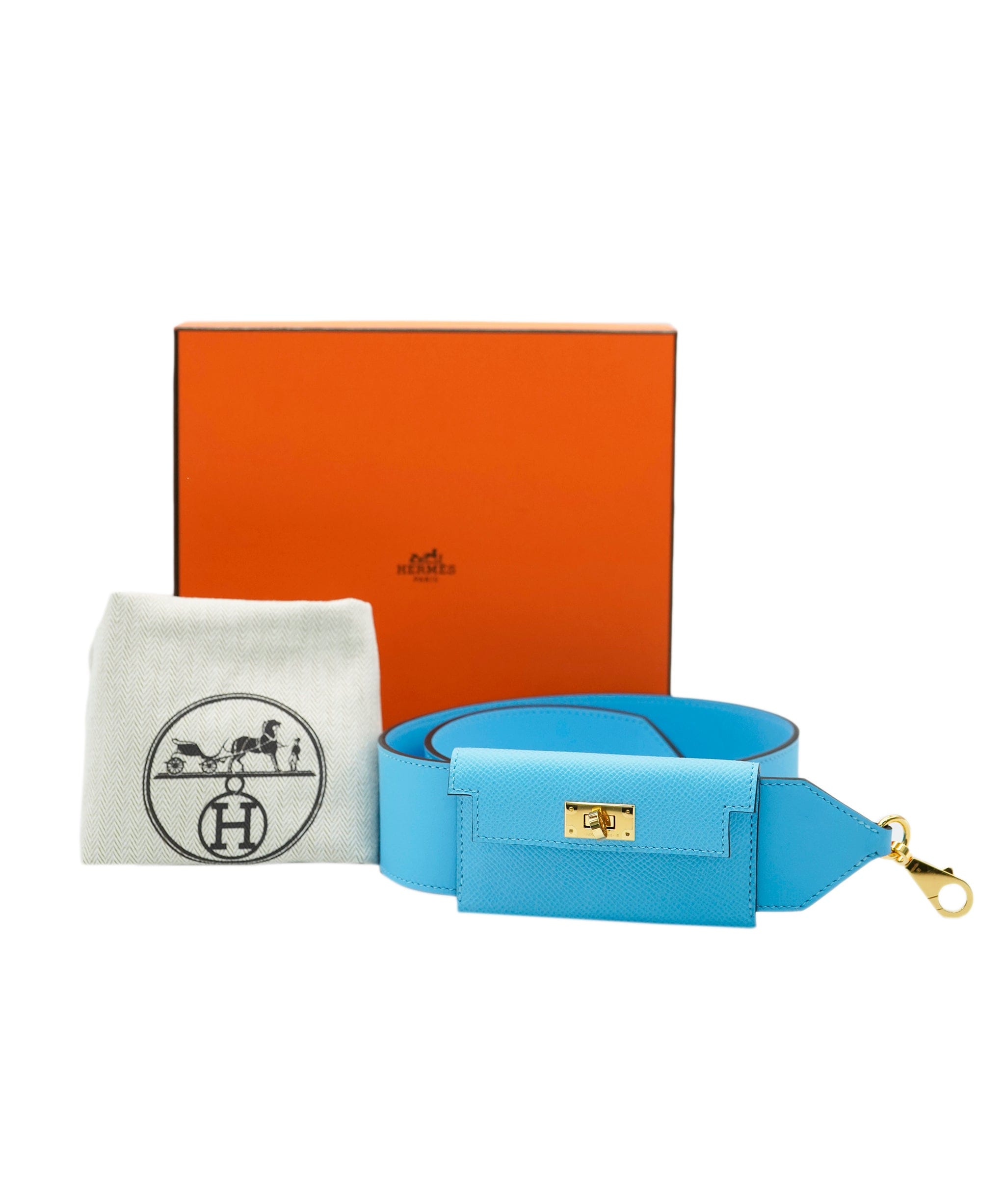 Hermès Hermès Kelly Pocket Strap - Blue ALC2128