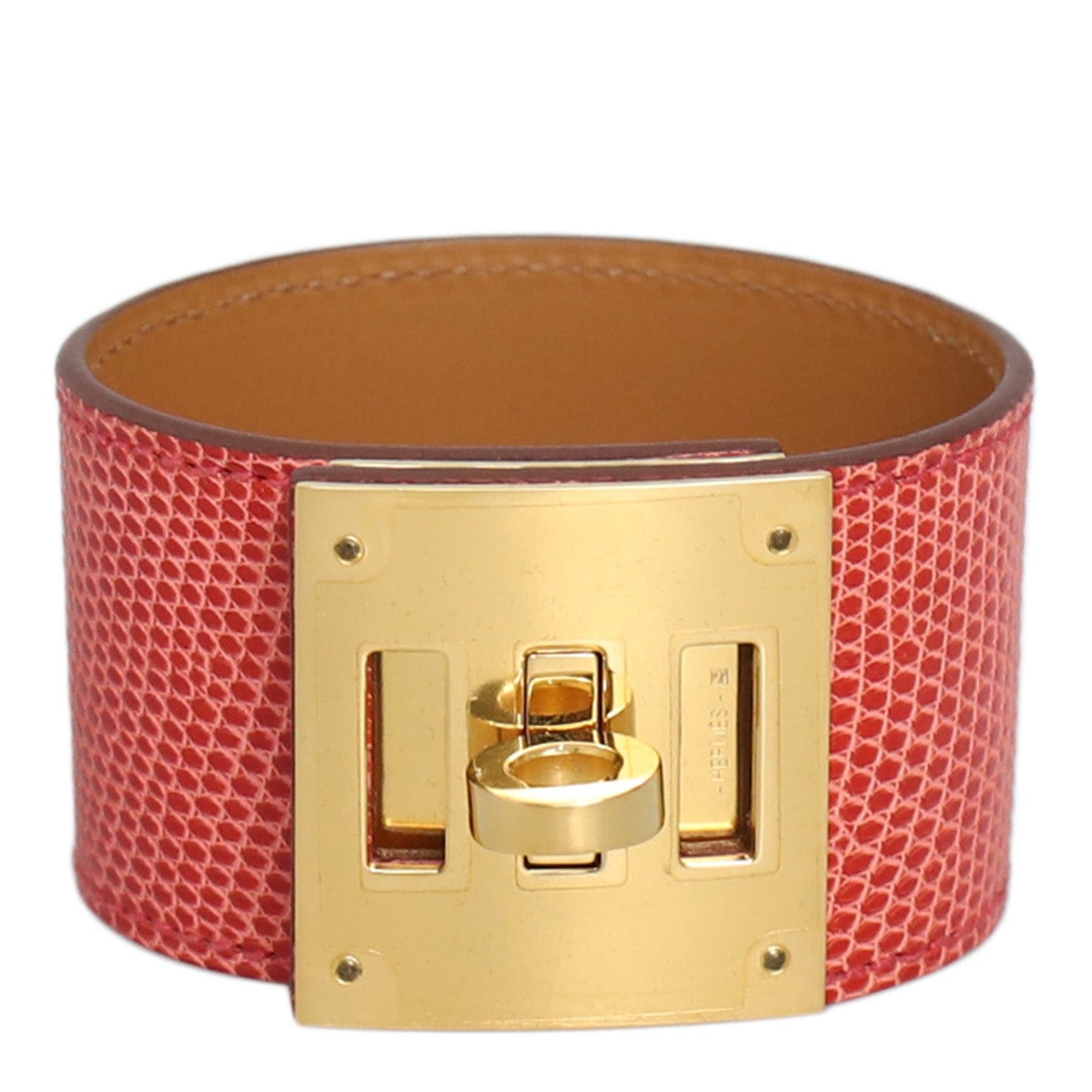Hermès Hermès Lizard Kelly Dog Bracelet