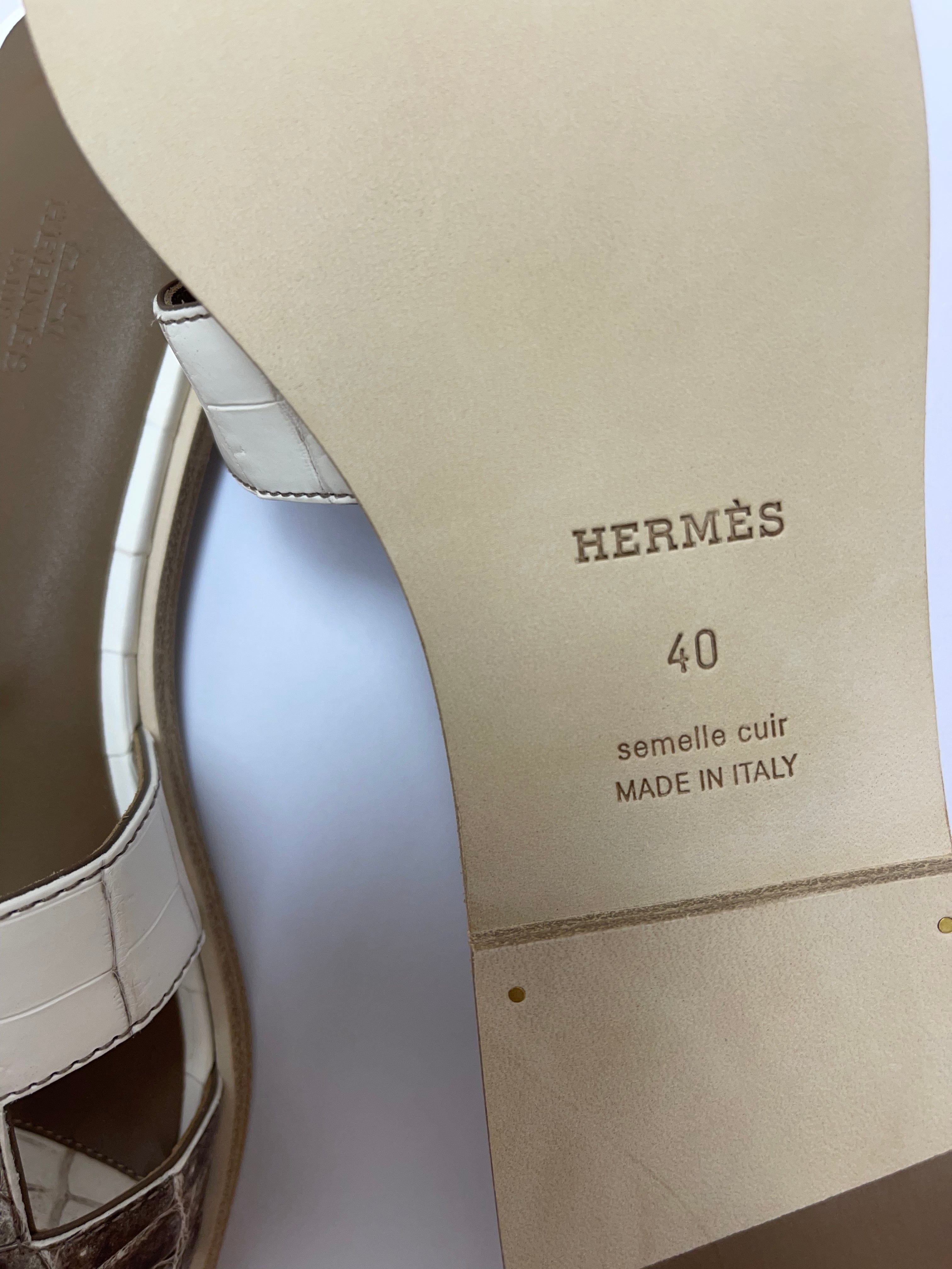 Hermès Hermes Oran Himalayan Size 40 SKC1750