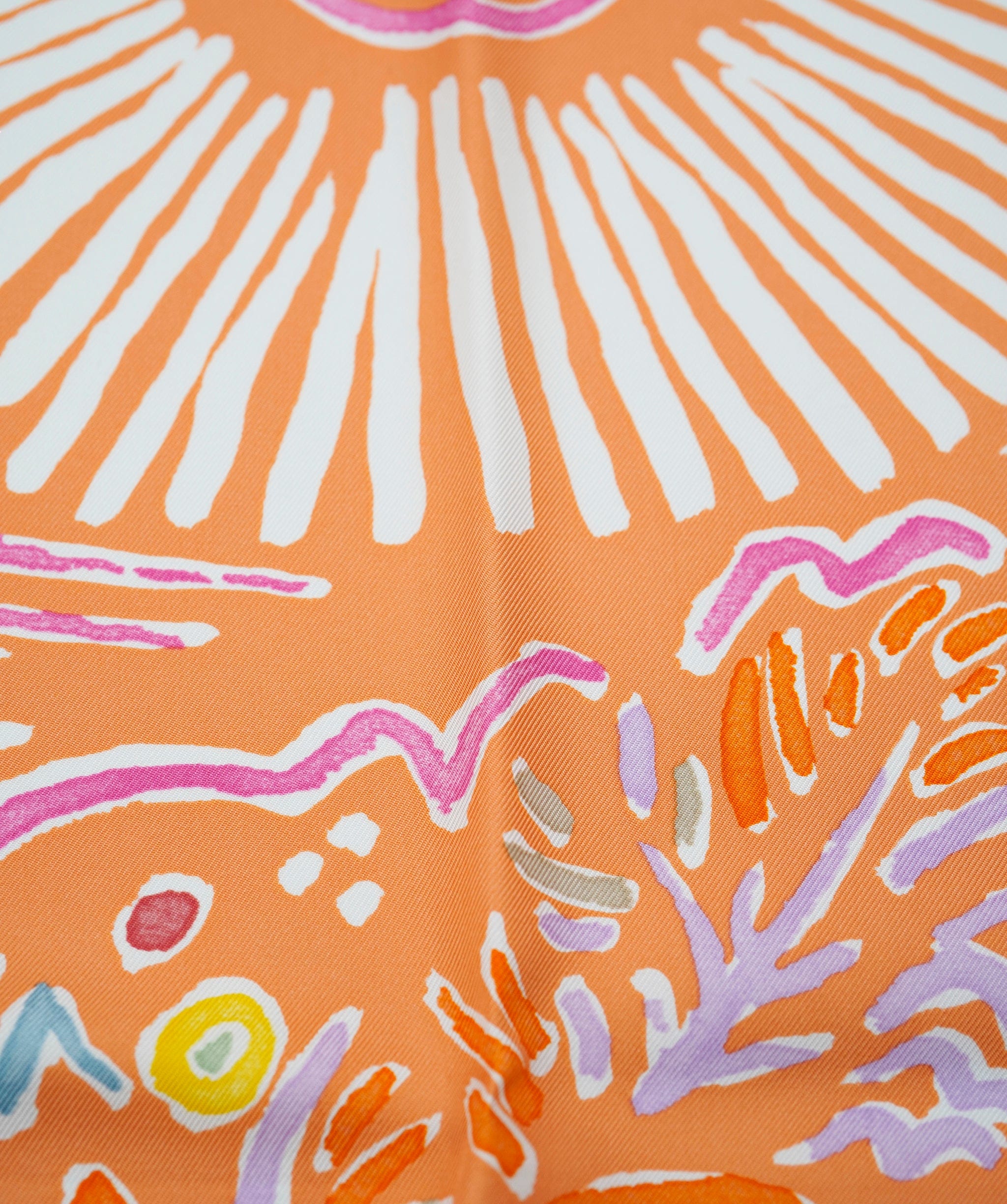 Hermès Hermes Scarf 90x90 Orange REC1727