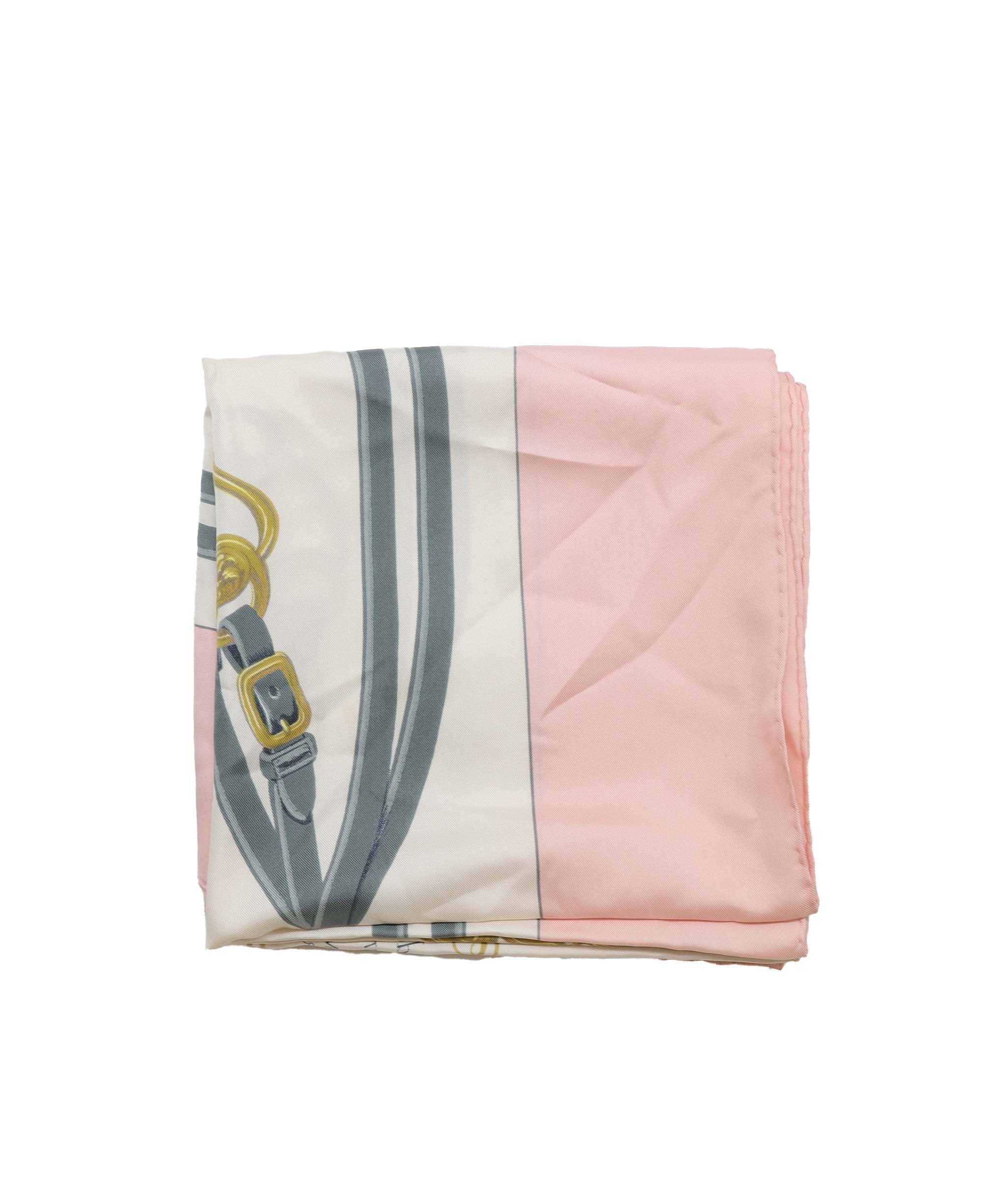 Hermès Hermes Silk Scarf Pink AGC2027