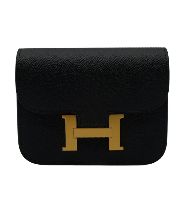 Hermès Hermes Slim Constance Black GHW Epsom Leather RJC3019