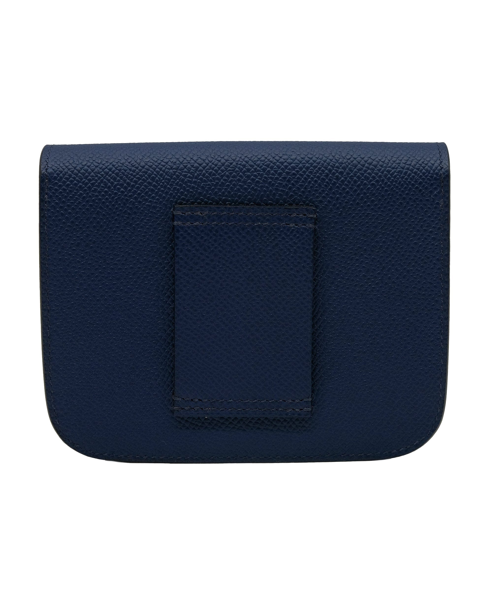 Hermès Hermes Slim Constance Navy Blue PHW Epsom Leather RJC3020