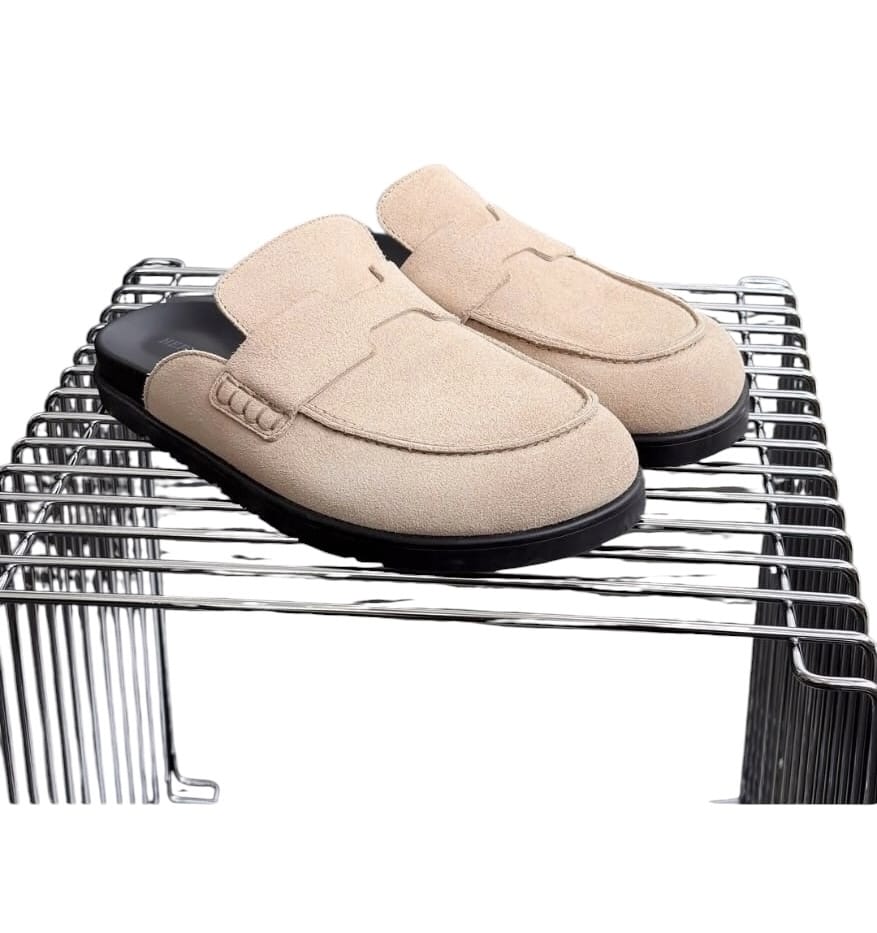 Hermes Hermes Suede Go Mule Beige Camel  Sz 37.5 SYCYA135