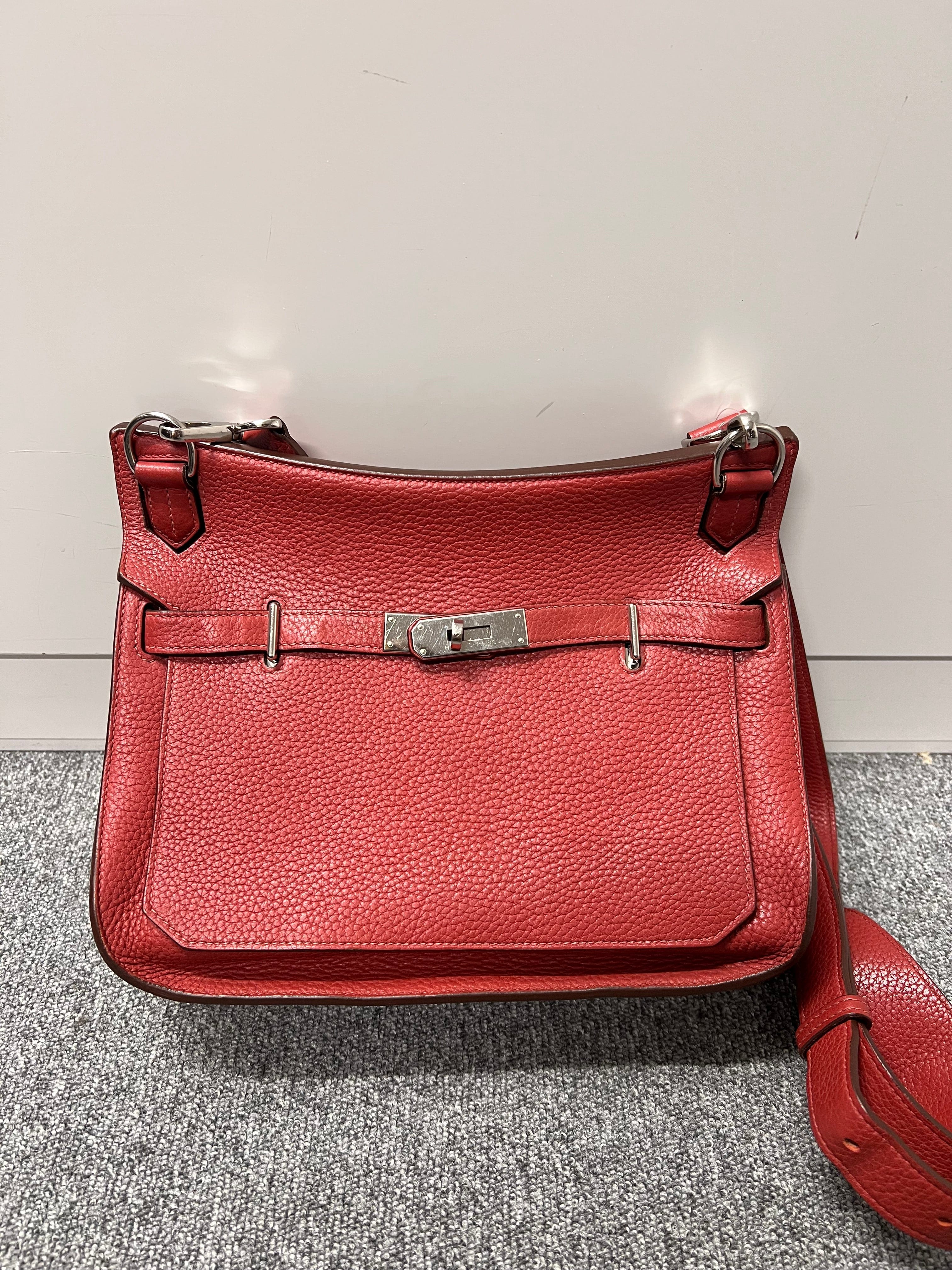 HERMES HERMES Taurillon Sanguine SV Jypsiere 28 B0904EAFCC