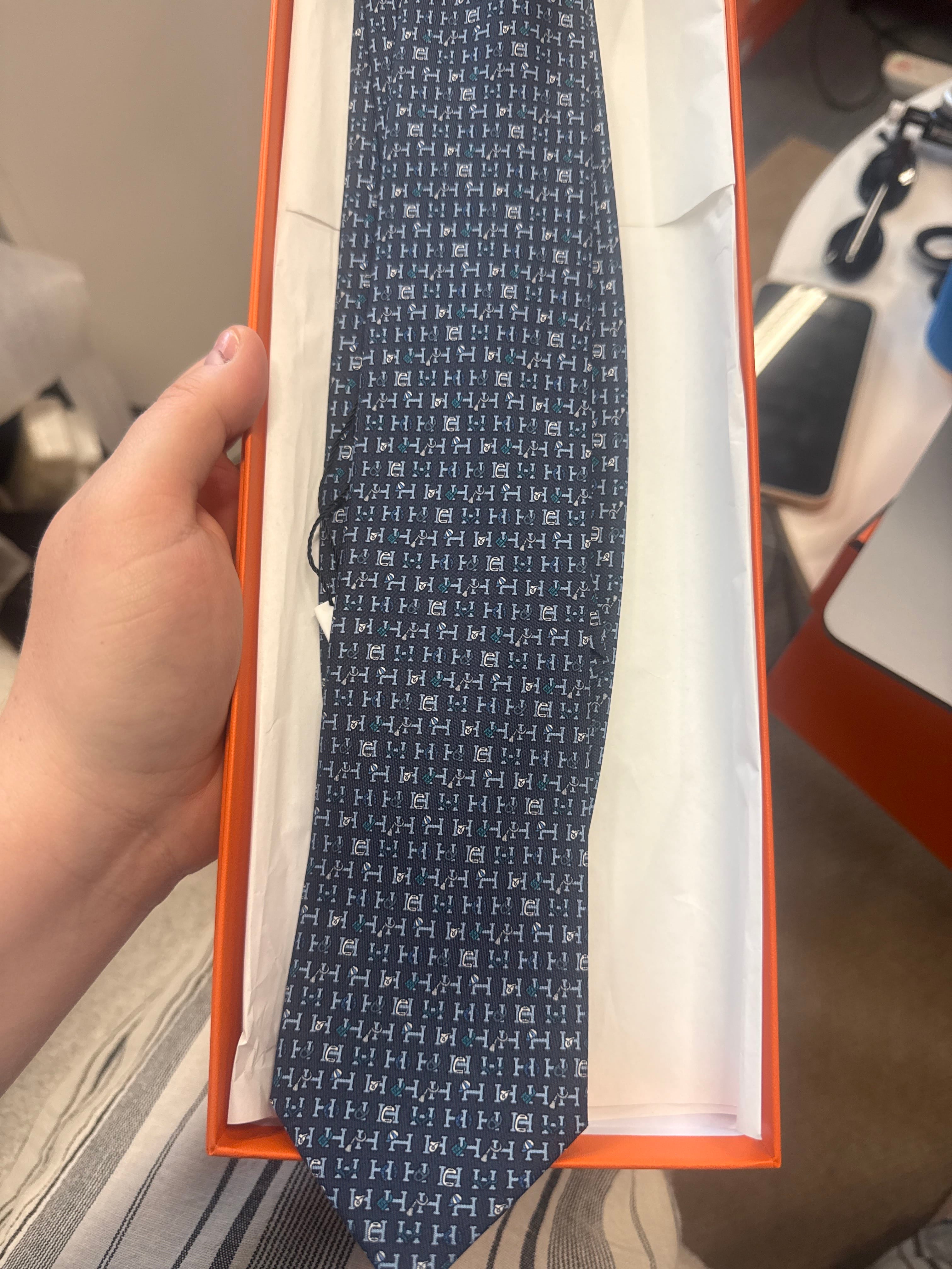 Hermes Hermes Tie AKC1307
