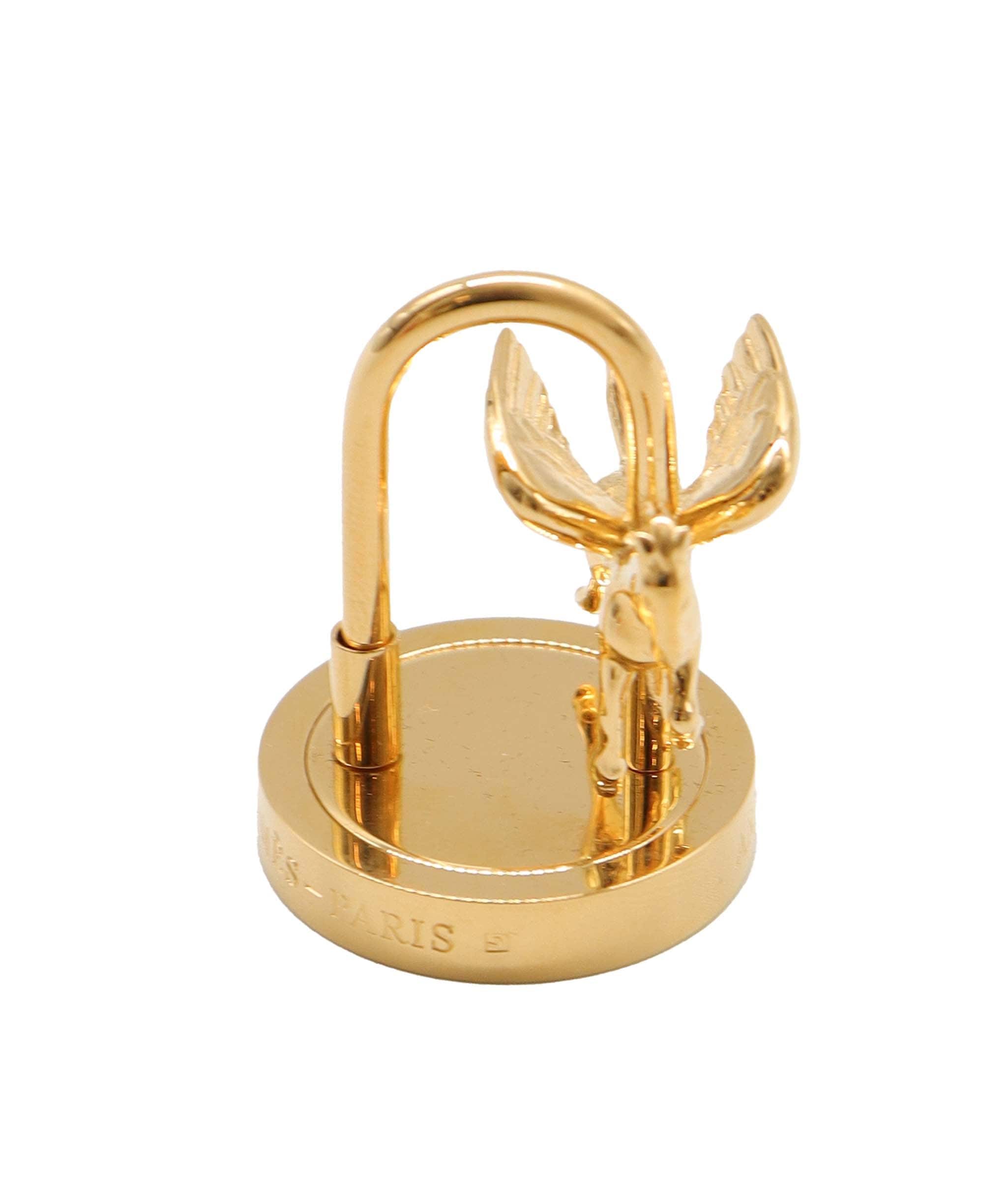 Hermès Hermes vintage horse Cardenas gold DXBS2954