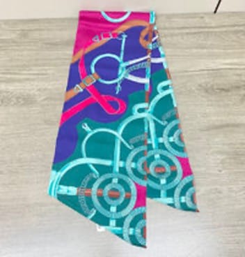 HERMES HERMES wide Twilly scarf 3102602015277