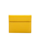 Hermès Hermes Amber Jaune Compact Wallet  ALC1054