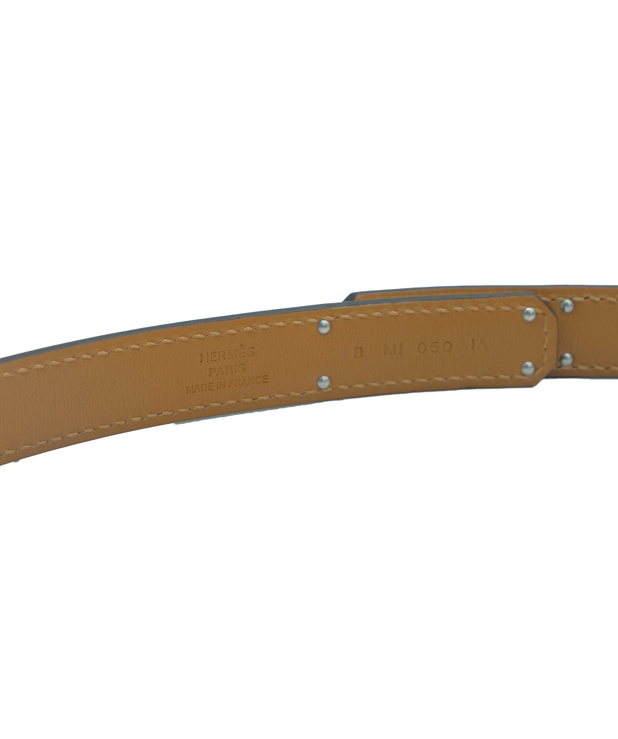 Hermès Hermes Kelly Belt Etoupe PHW RJC2495