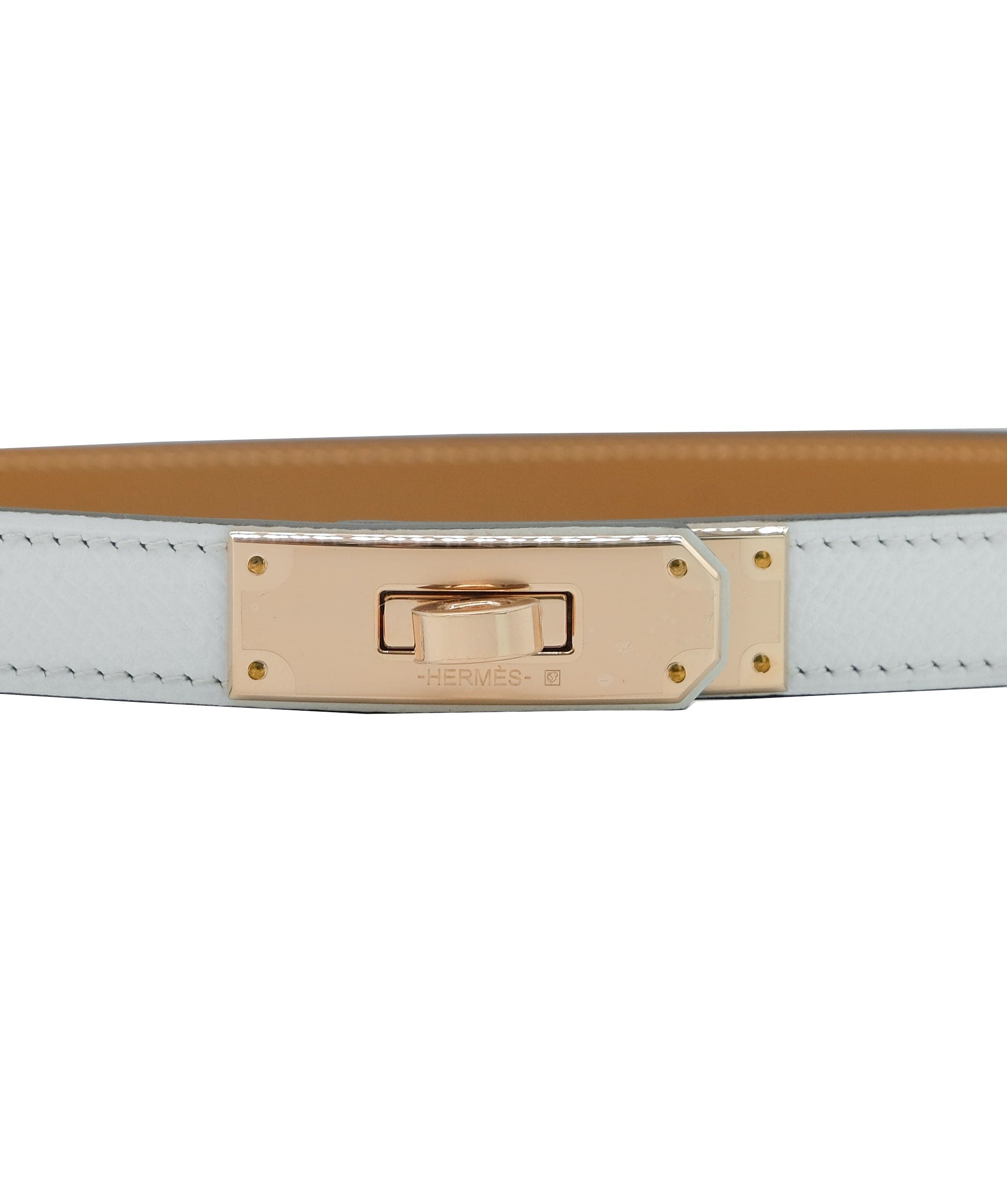 Hermes Hermes Kelly Belt White RGH REC1514