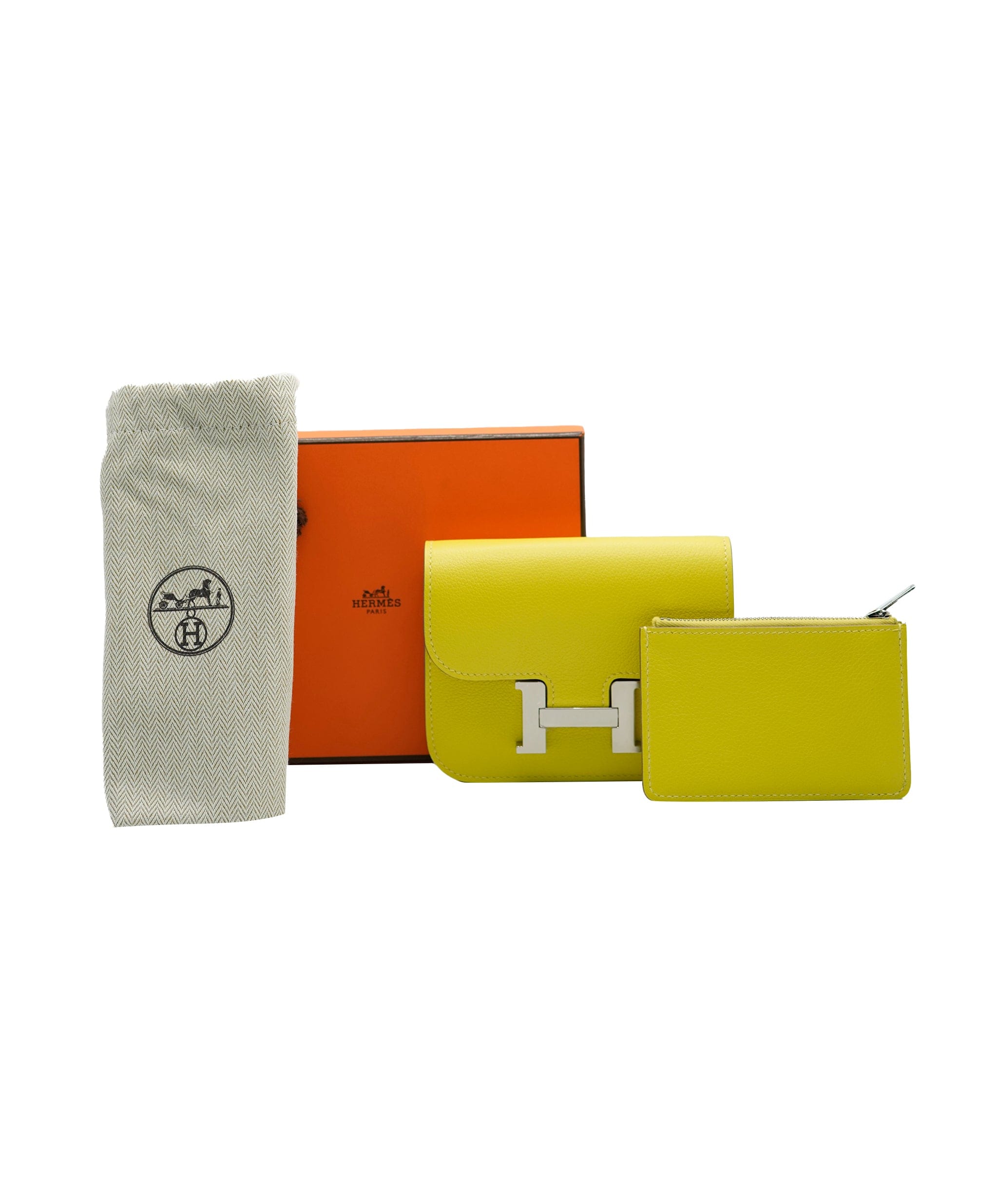 Hermès Hermes yellow constance wallet  - AJC0425