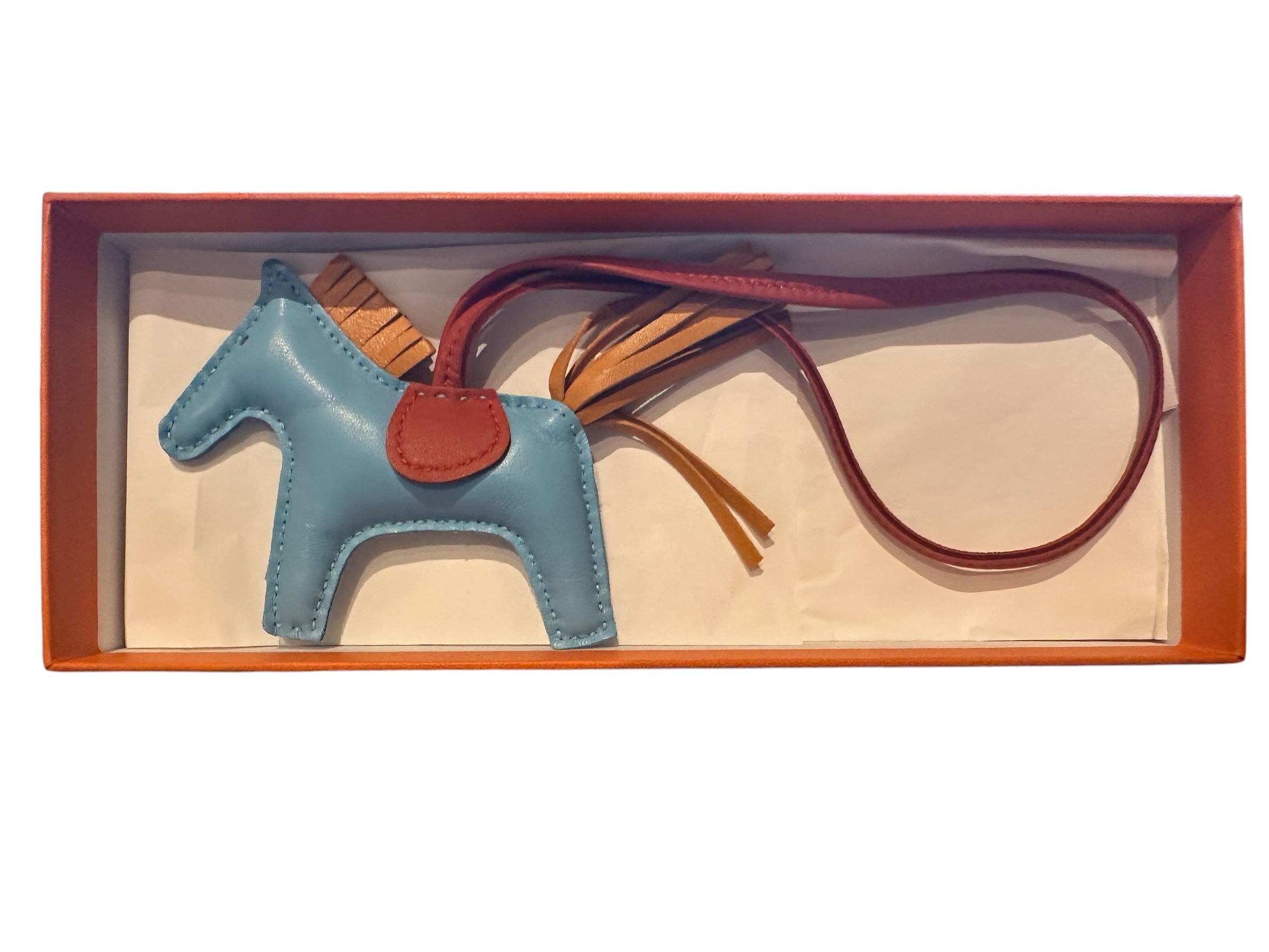 Hermes Hermes Rodeo PM - Blue/Gold/Brique