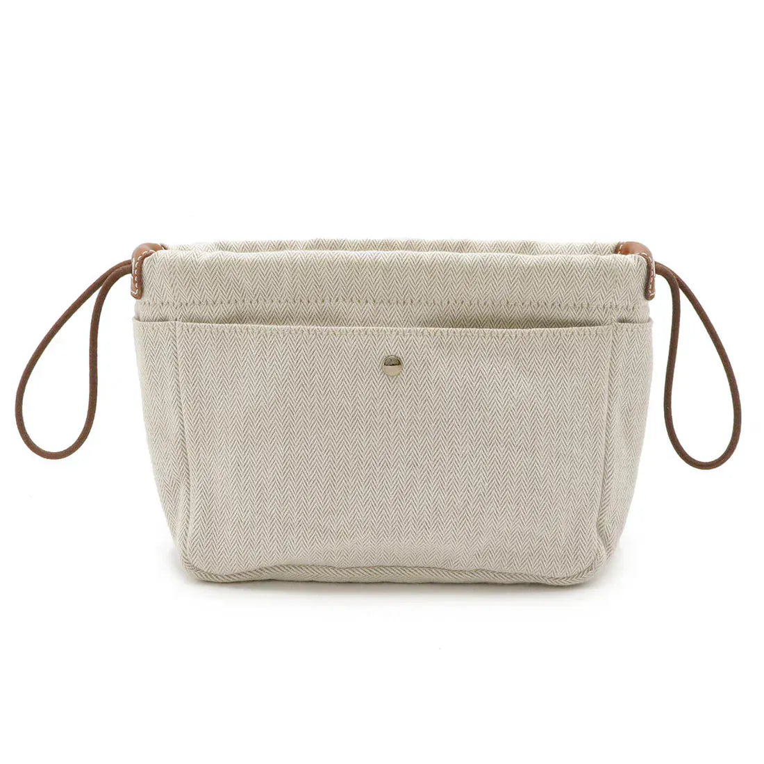 Hermes Hermes Fourbi 25 Toil Chevron Vau Barenia Pouch