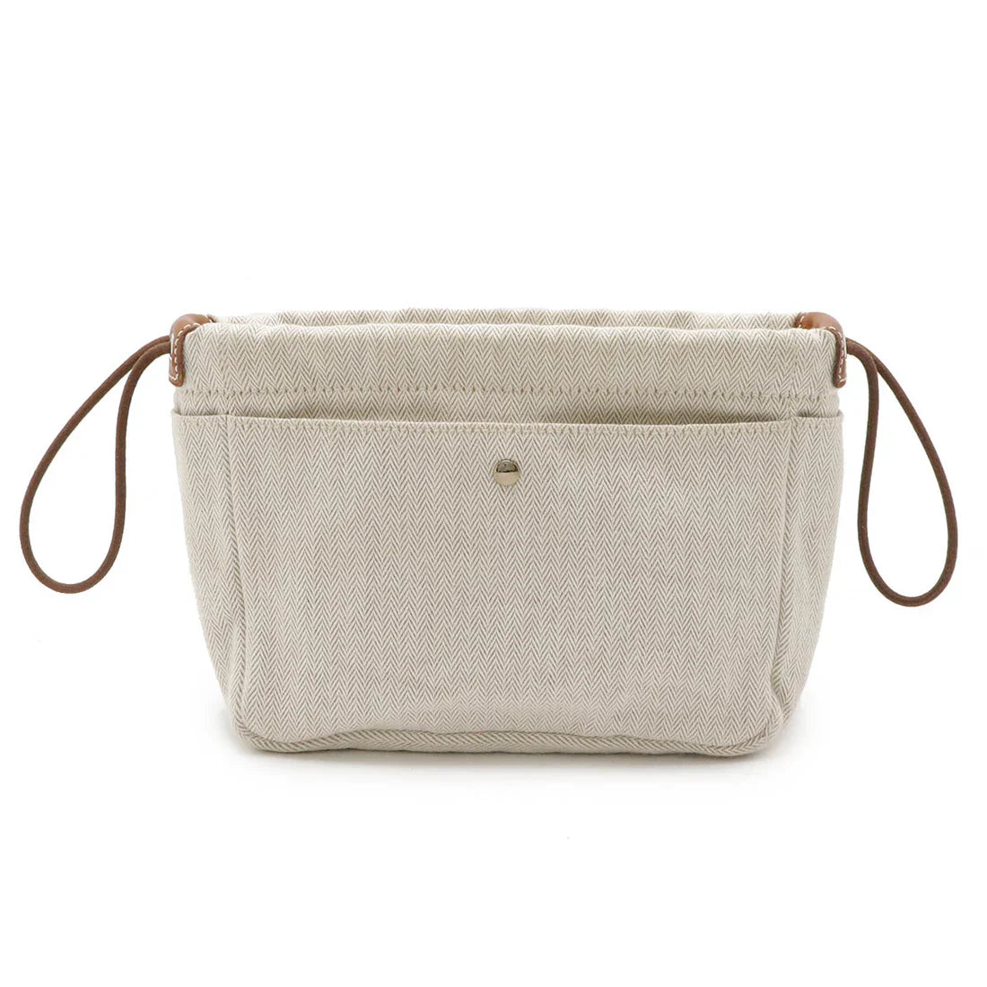 Hermes Hermes Fourbi 25 Toil Chevron Vau Barenia Pouch