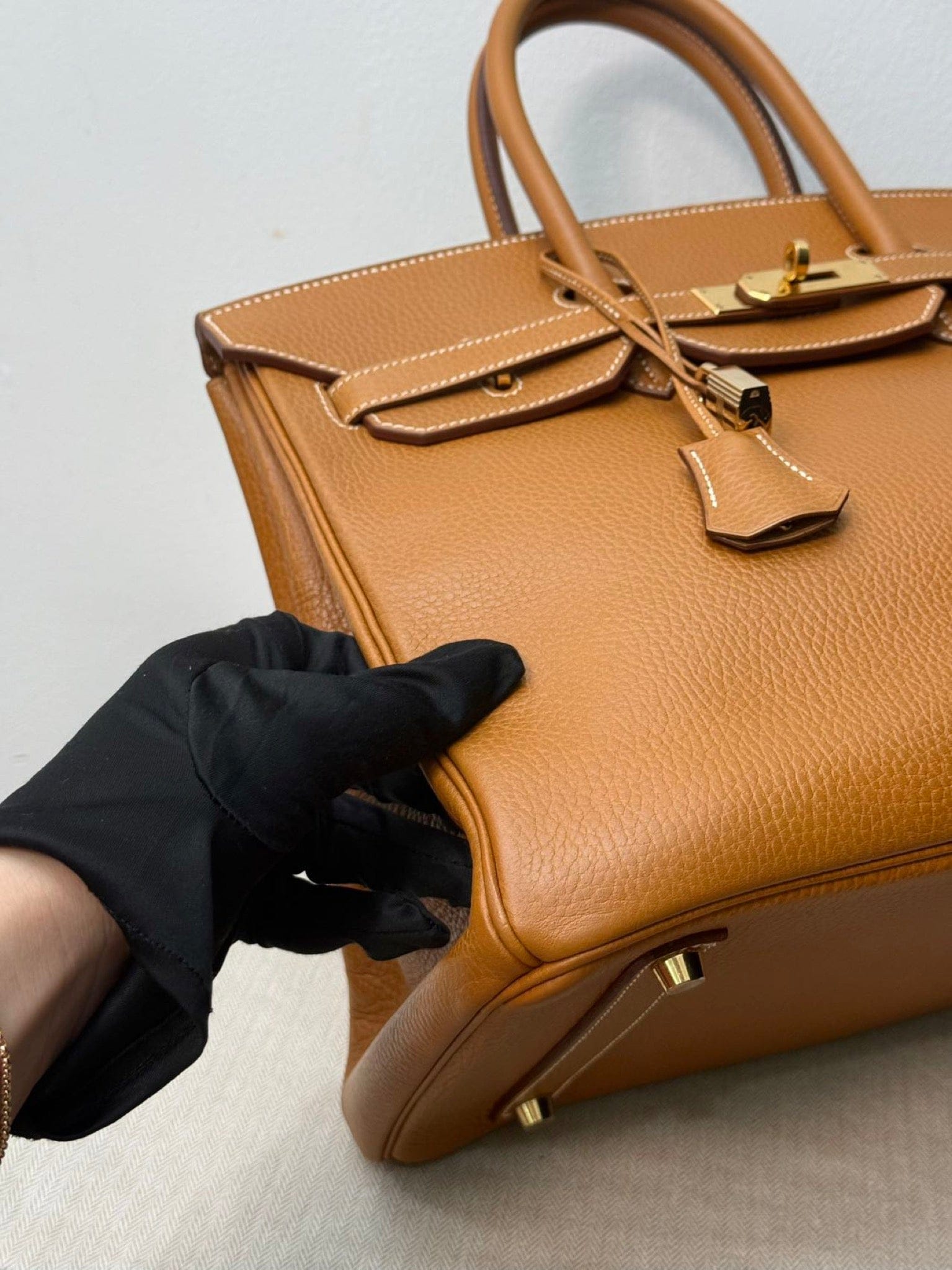 Hermes Birkin 35 Ardennes Leather Bag image 5