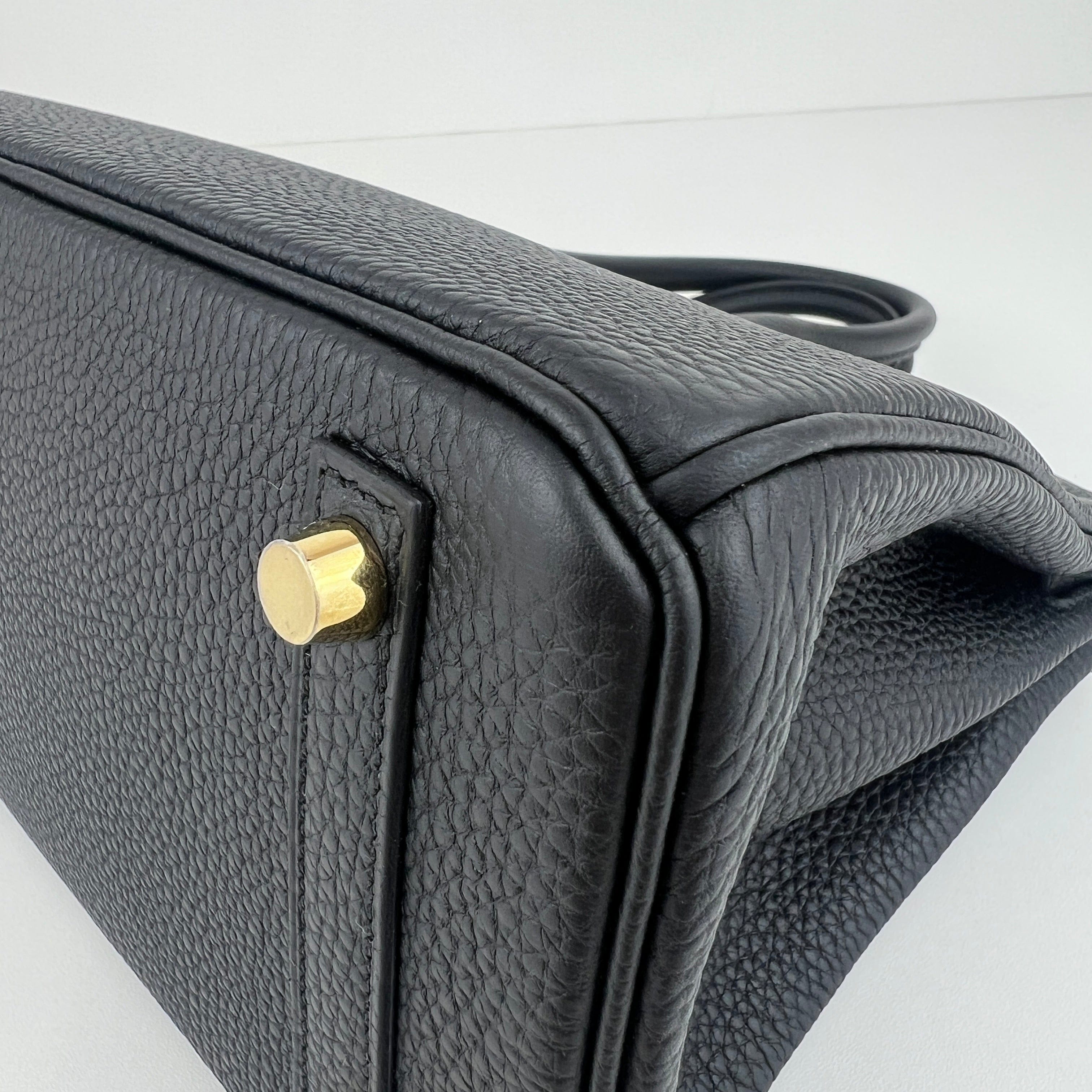 Hermès Birkin25 Black Togo GHW K B-332419