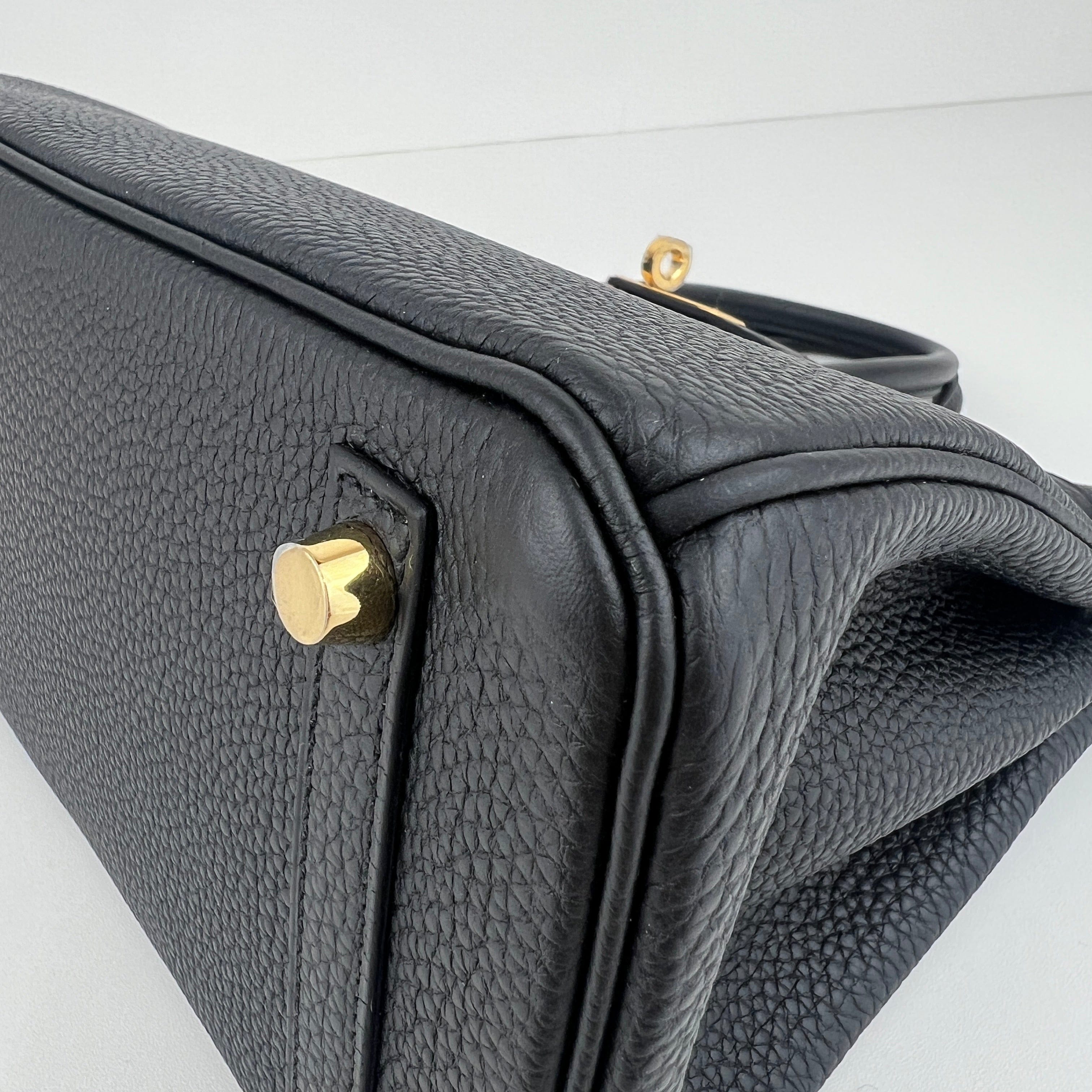 Hermès Birkin25 Black Togo GHW K B-332419