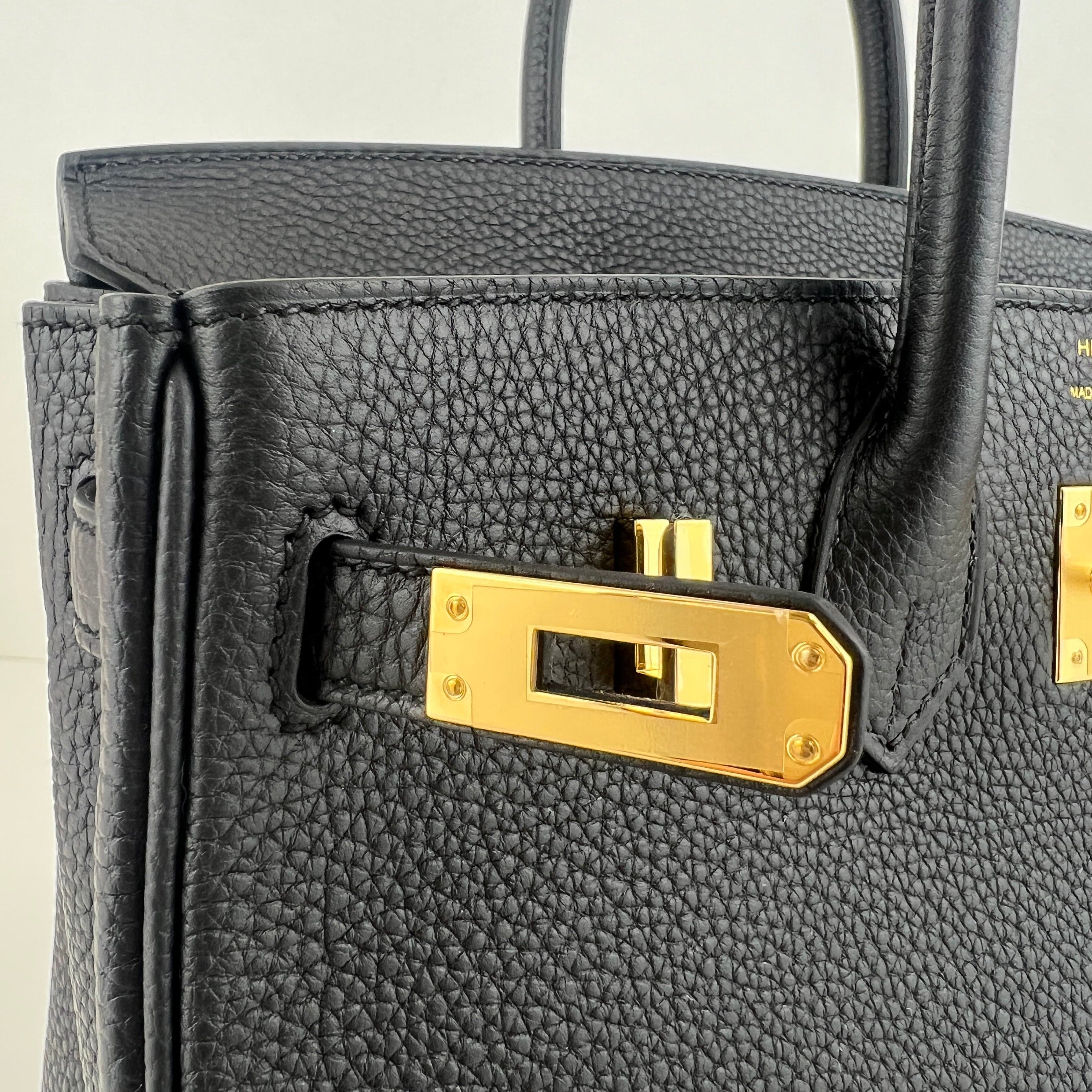 Hermès Birkin25 Black Togo GHW K B-332419