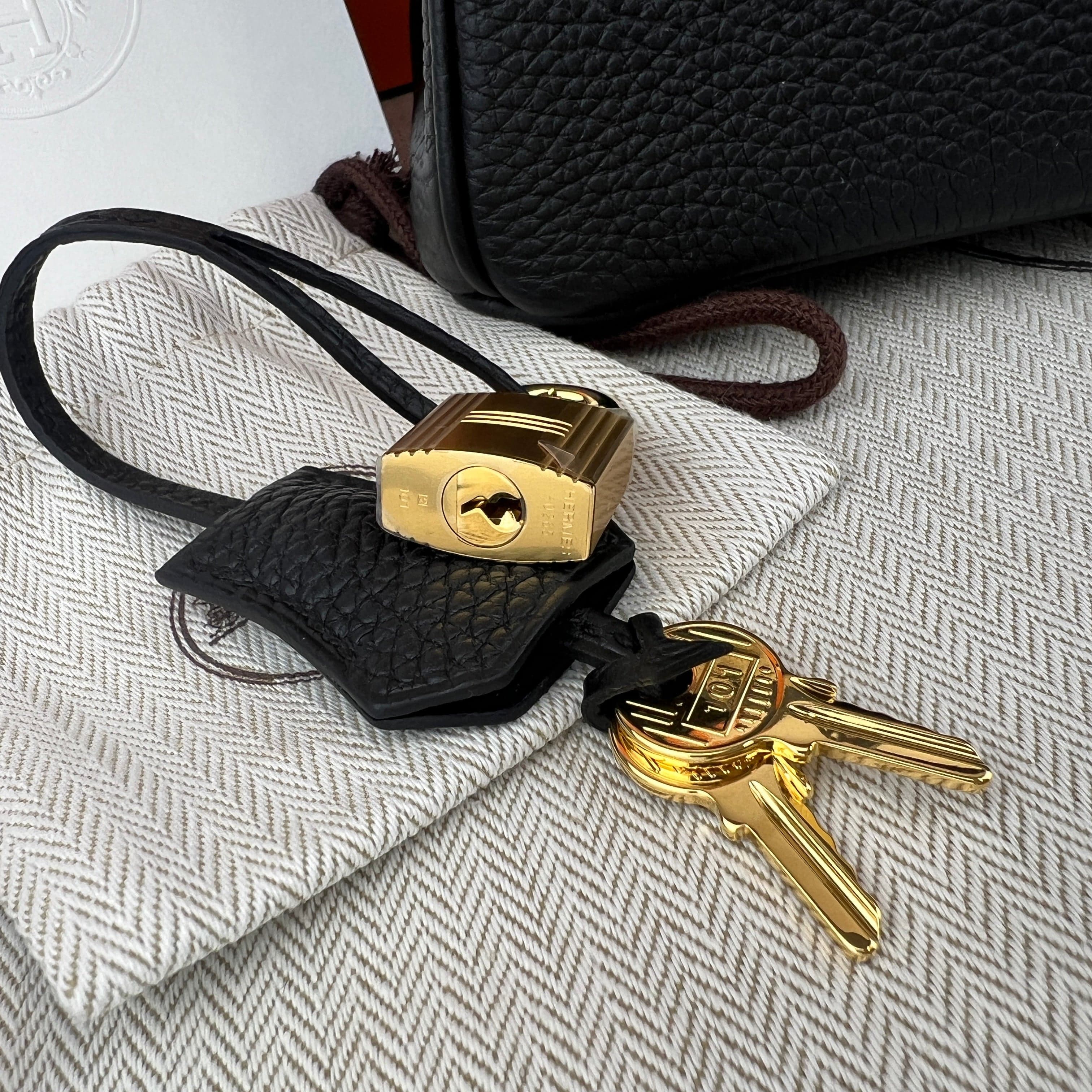 Hermès Birkin25 Black Togo GHW K B-332419