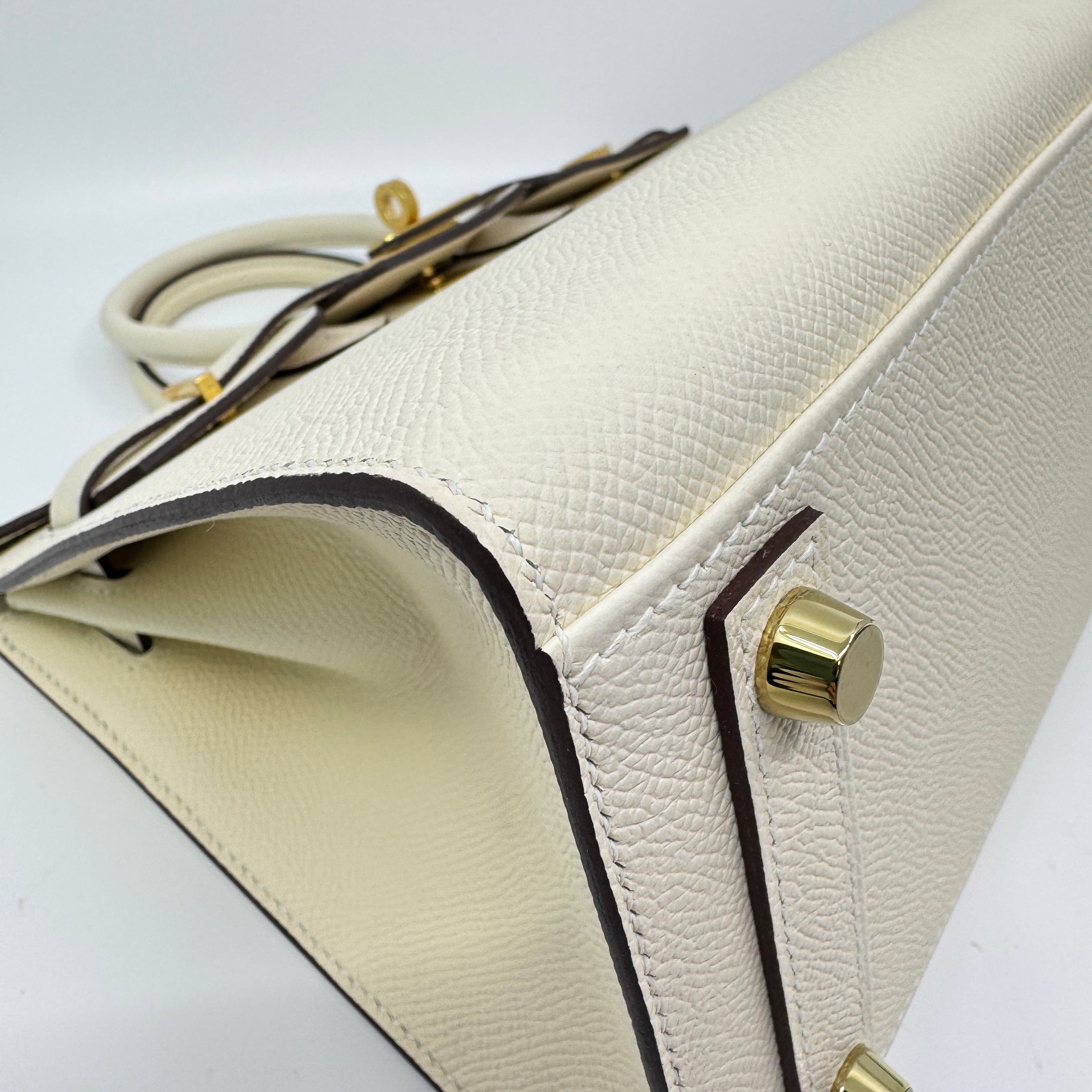 Hermès Birkin25 sellier Nata Epsom GHW B B-315763