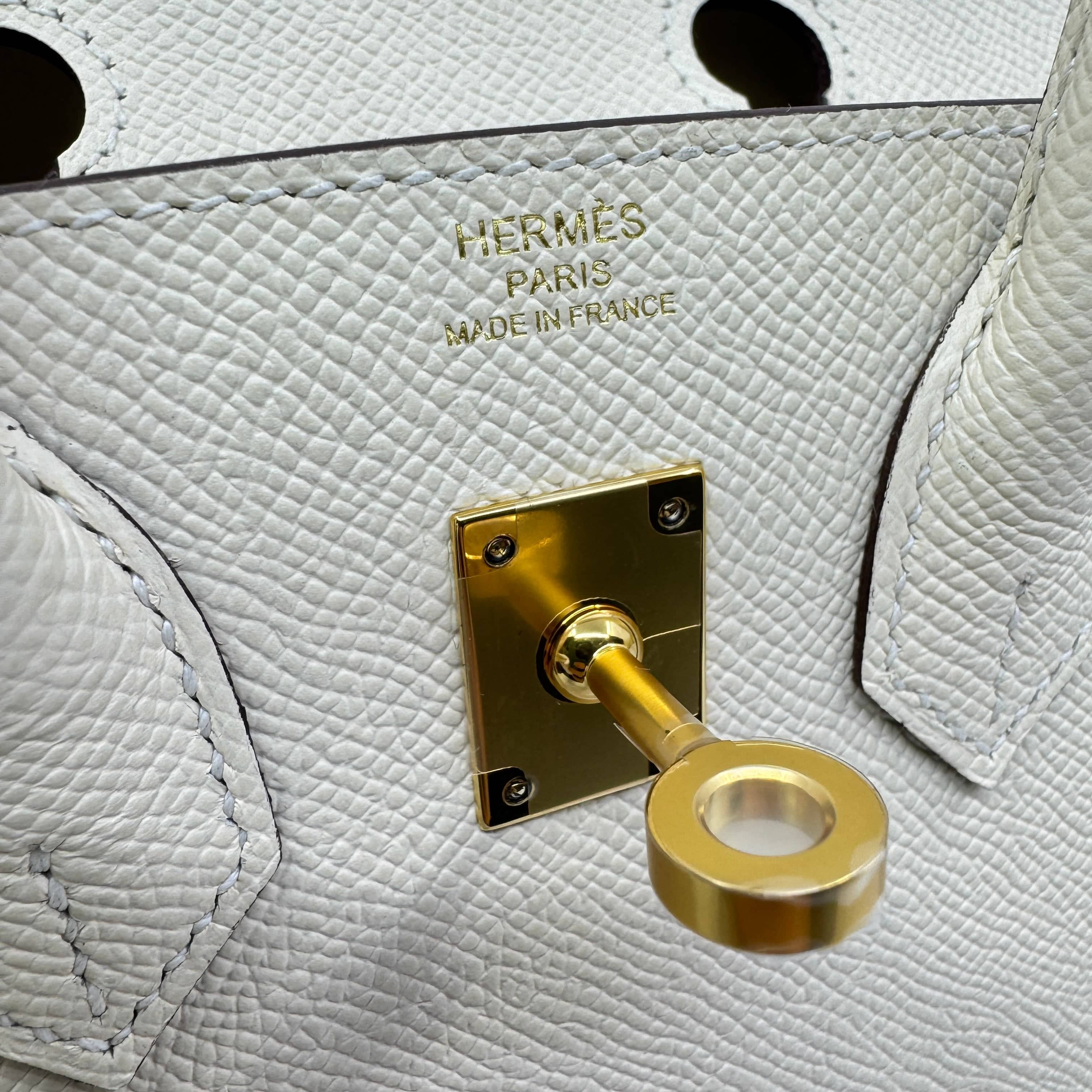 Hermès Birkin25 sellier Nata Epsom GHW B B-315763