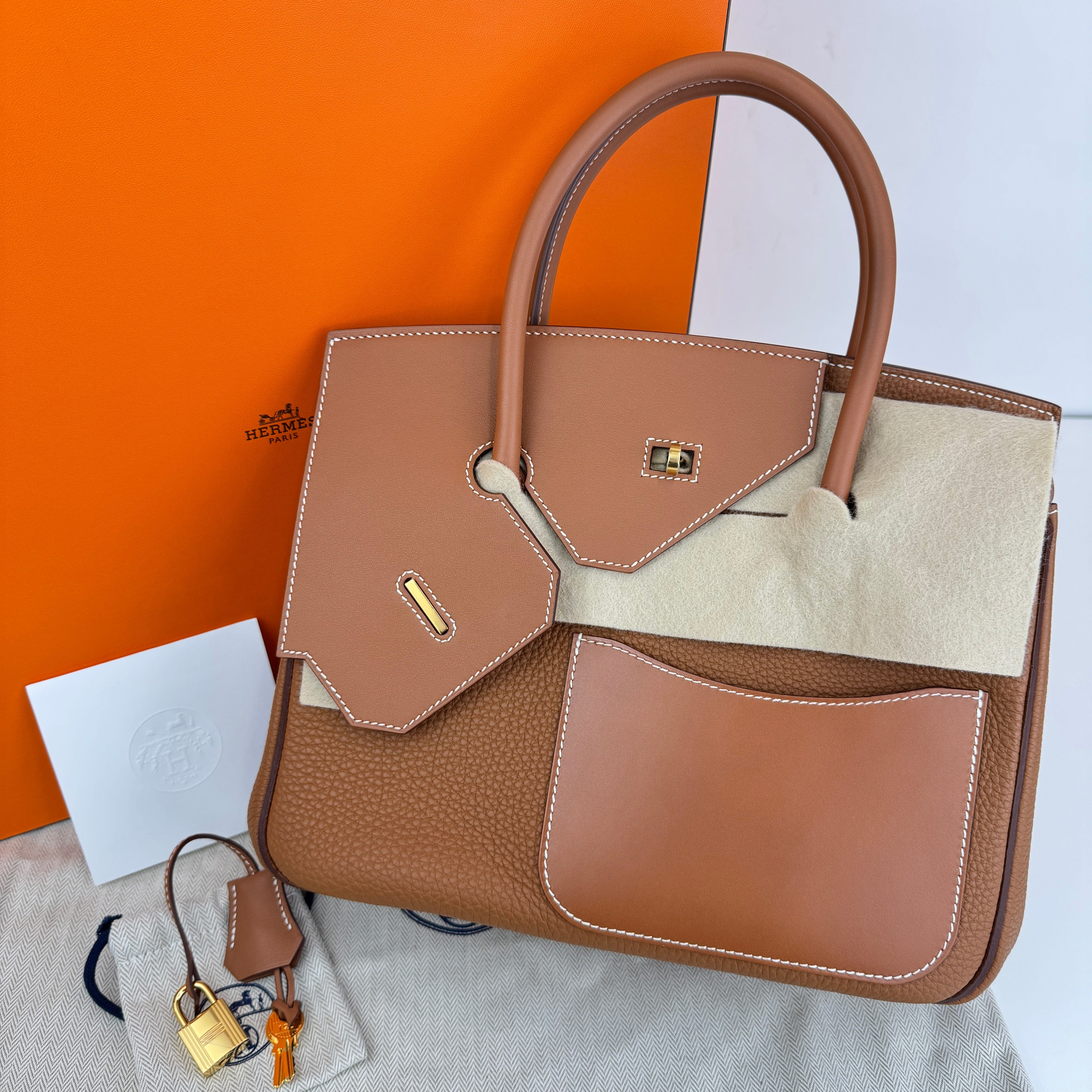 Hermès Birkin30 disorder Gold Swift/Togo GH B-301881