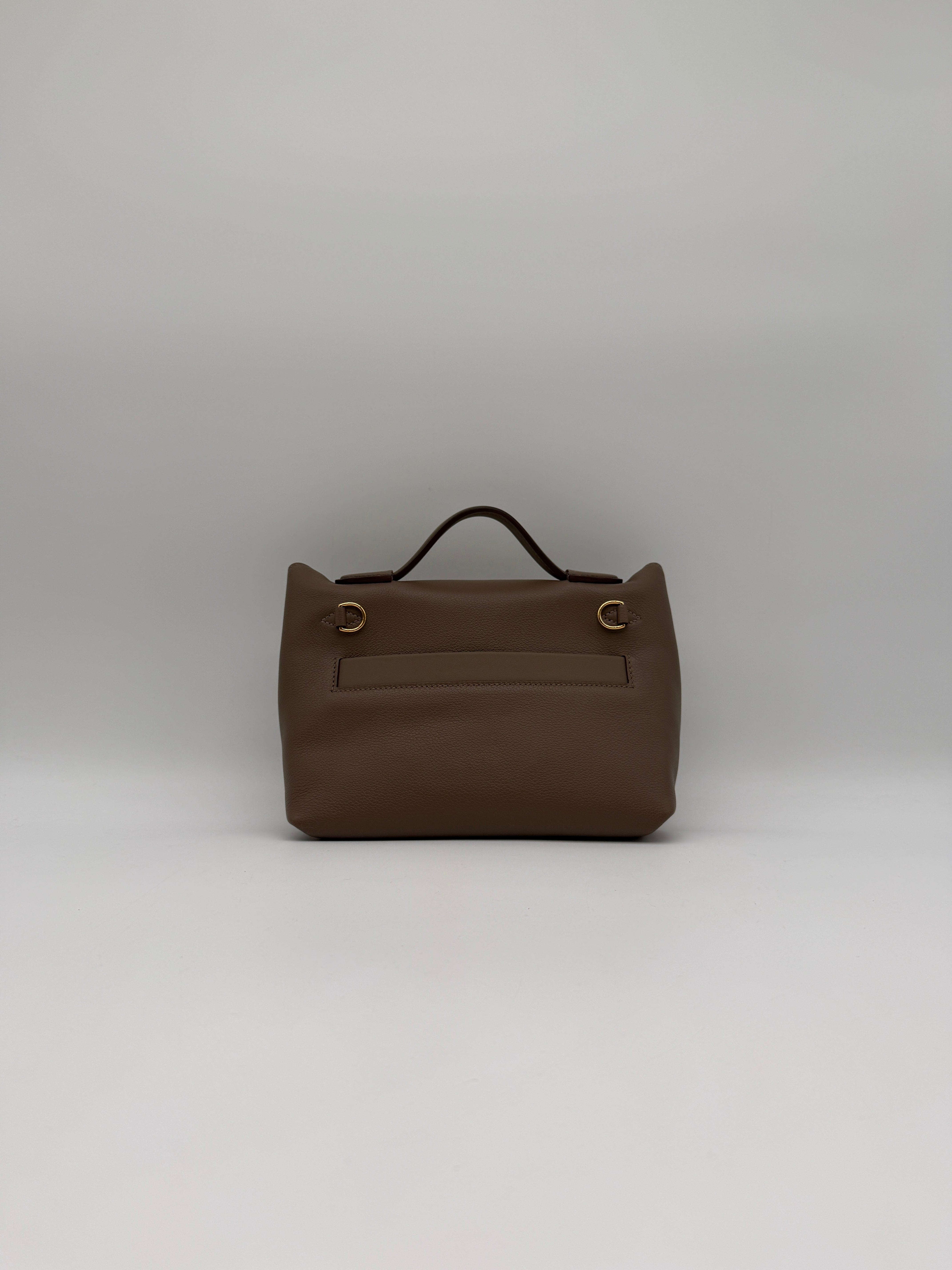 Hermès Hermès 24/24 - 21 Etoupe Evercolor/Swift Gold Hardware