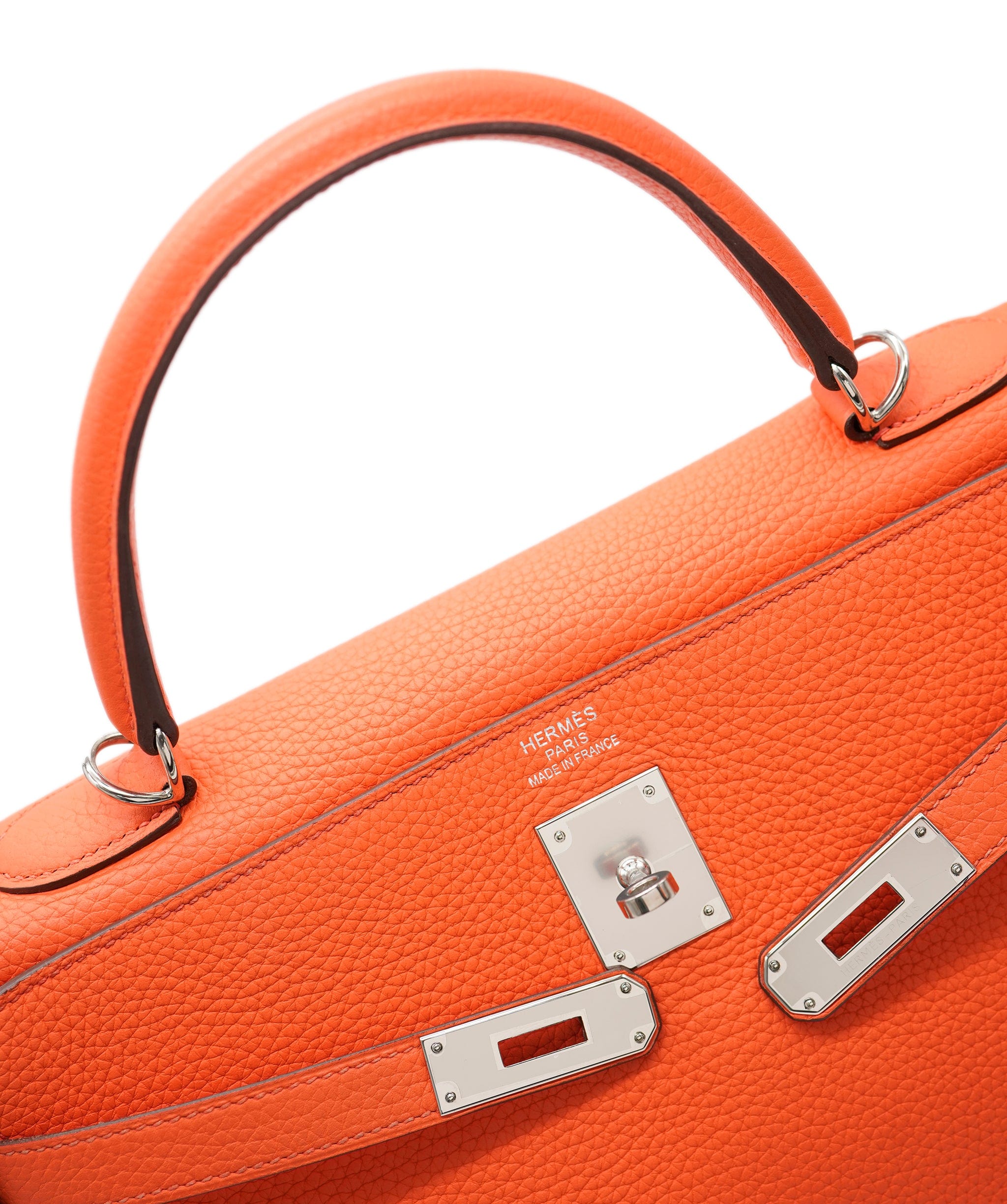 Hermès HERMES 35cm Kelly Feu Togo PHW  ASL10449