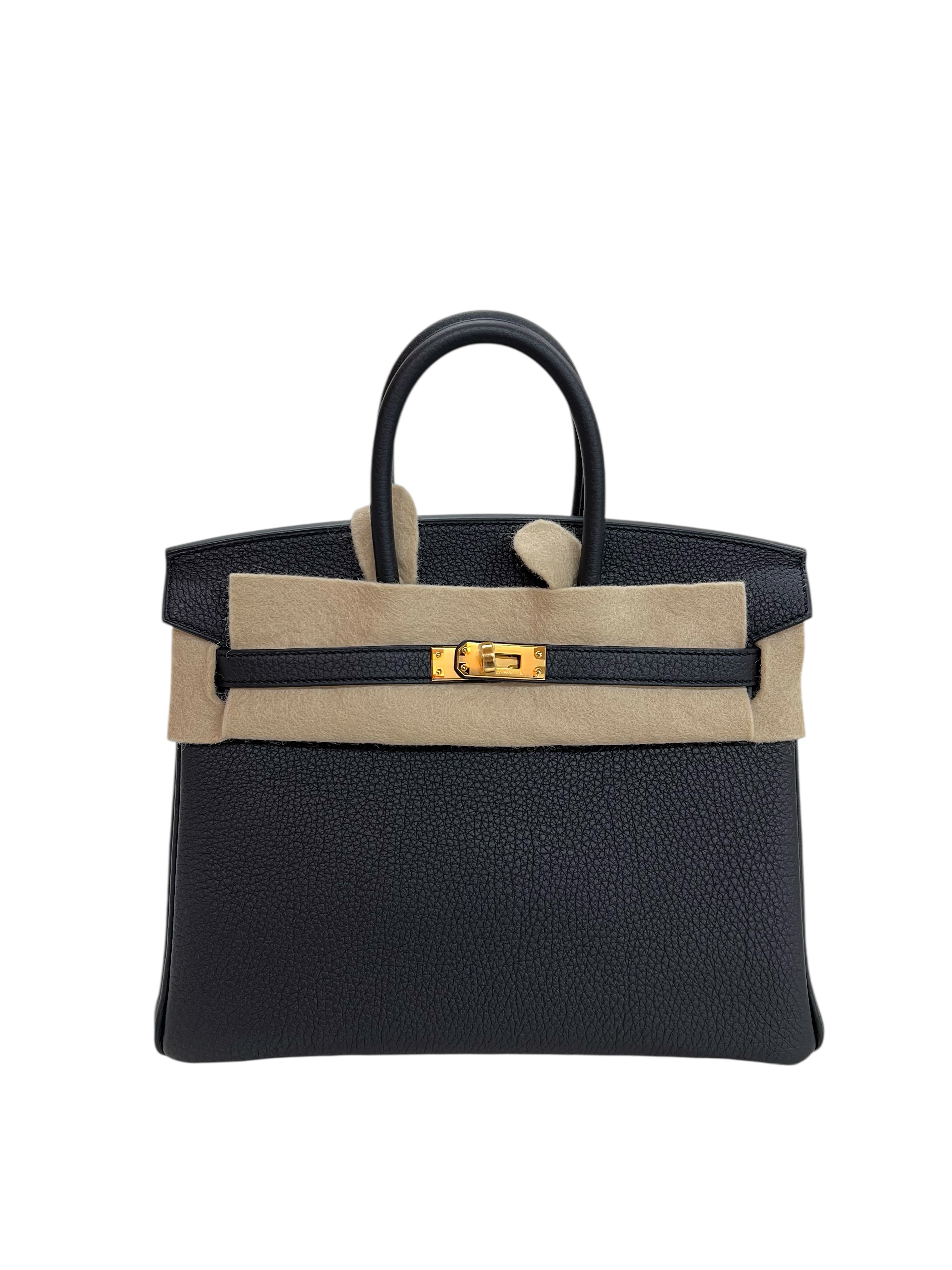 Hermès Hermes Birkin 25 Black Togo GHW #K SKCJB-286773