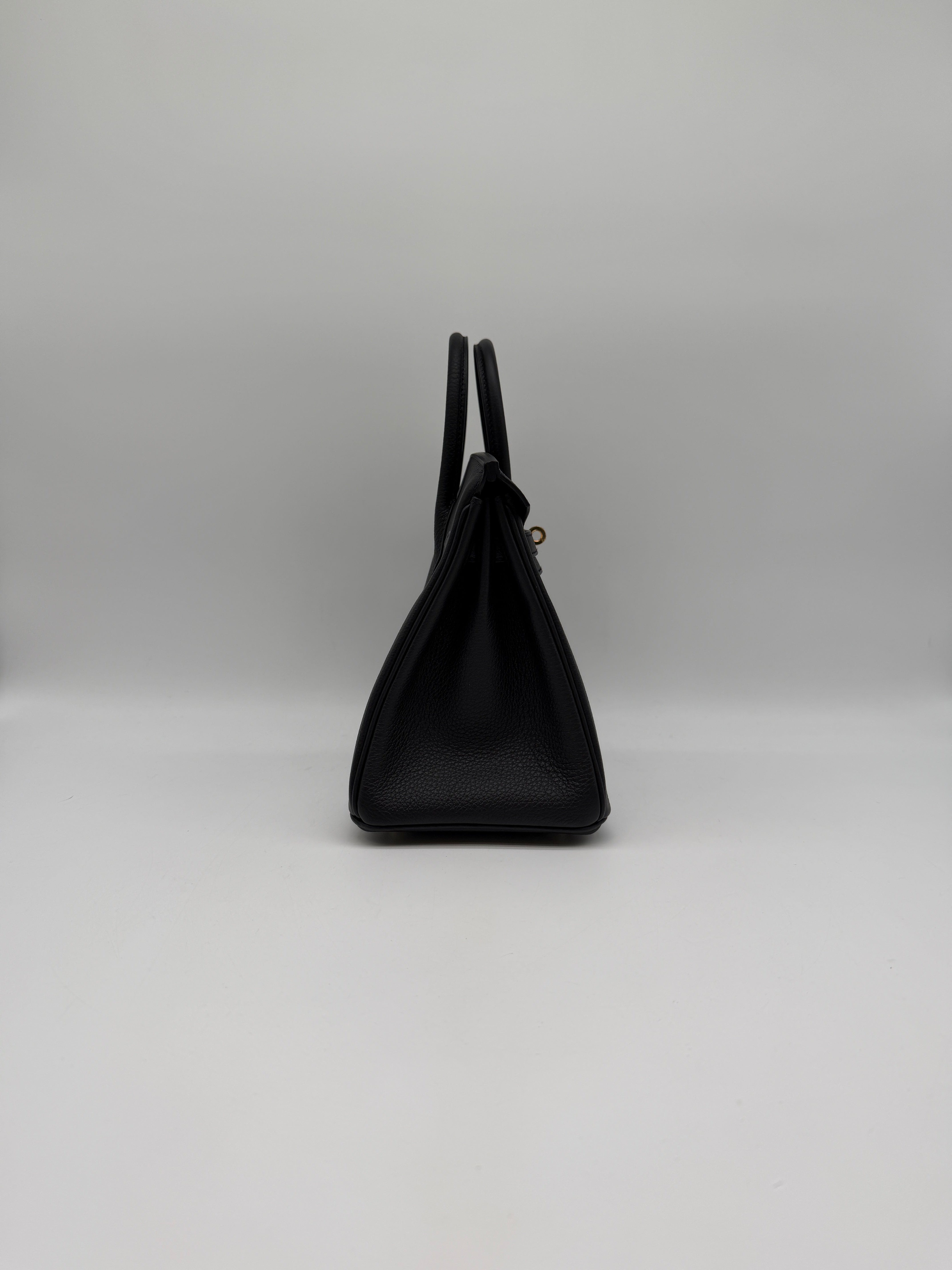 Hermès Hermès Birkin 25 Black Togo Gold Hardware