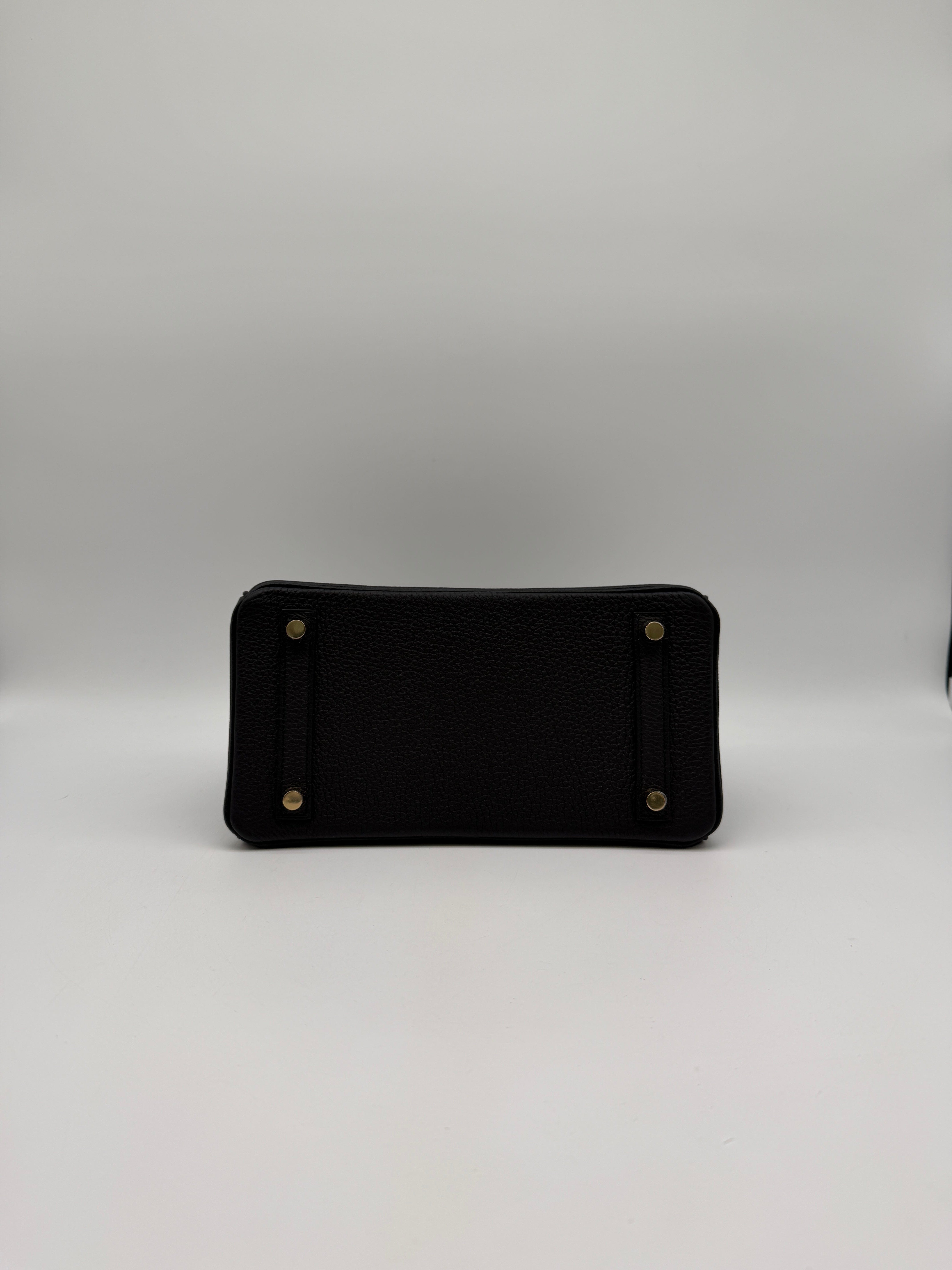 Hermès Hermès Birkin 25 Black Togo Gold Hardware