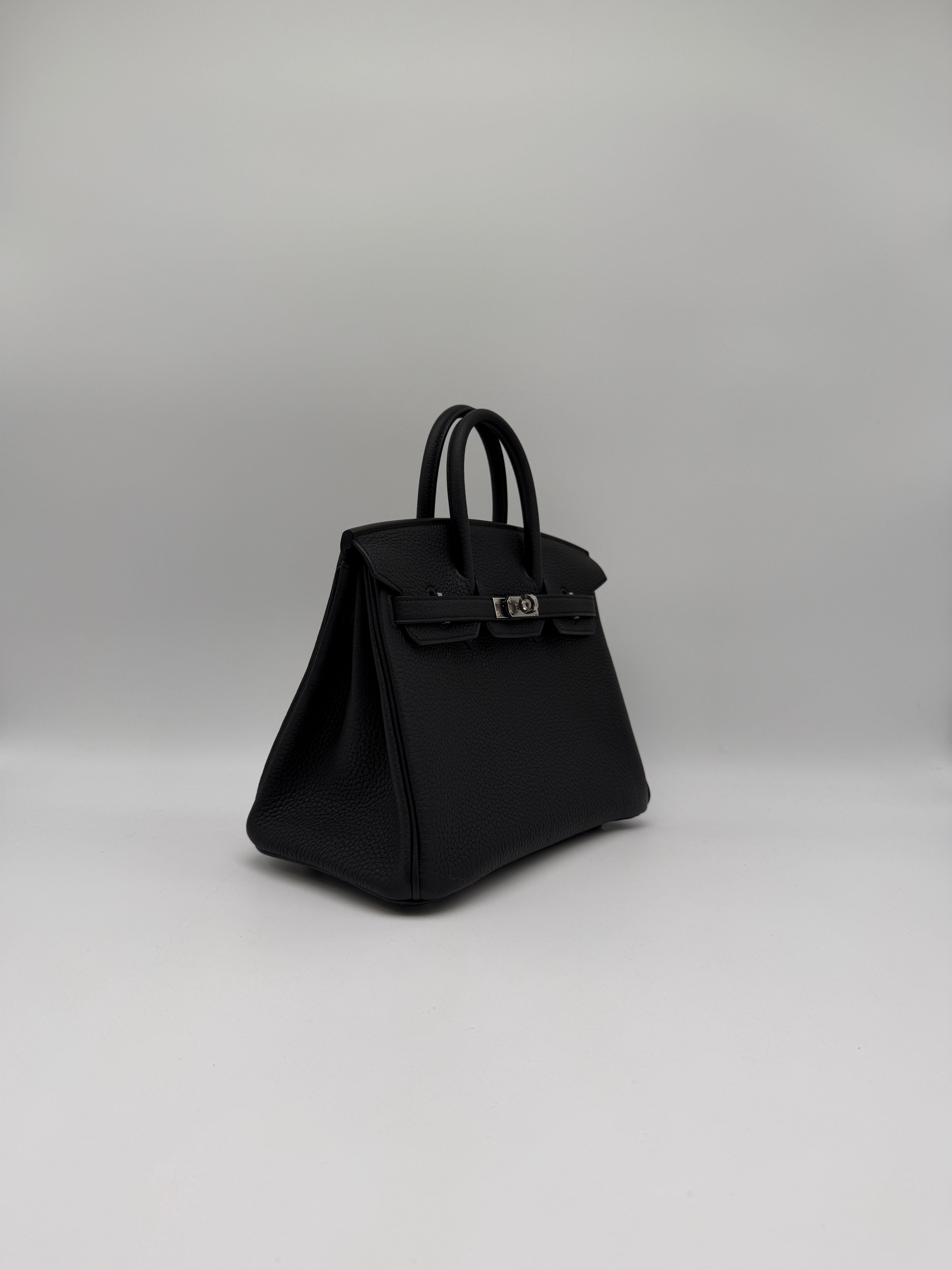 Hermès Hermès Birkin 25 Black Togo Palladium Hardware