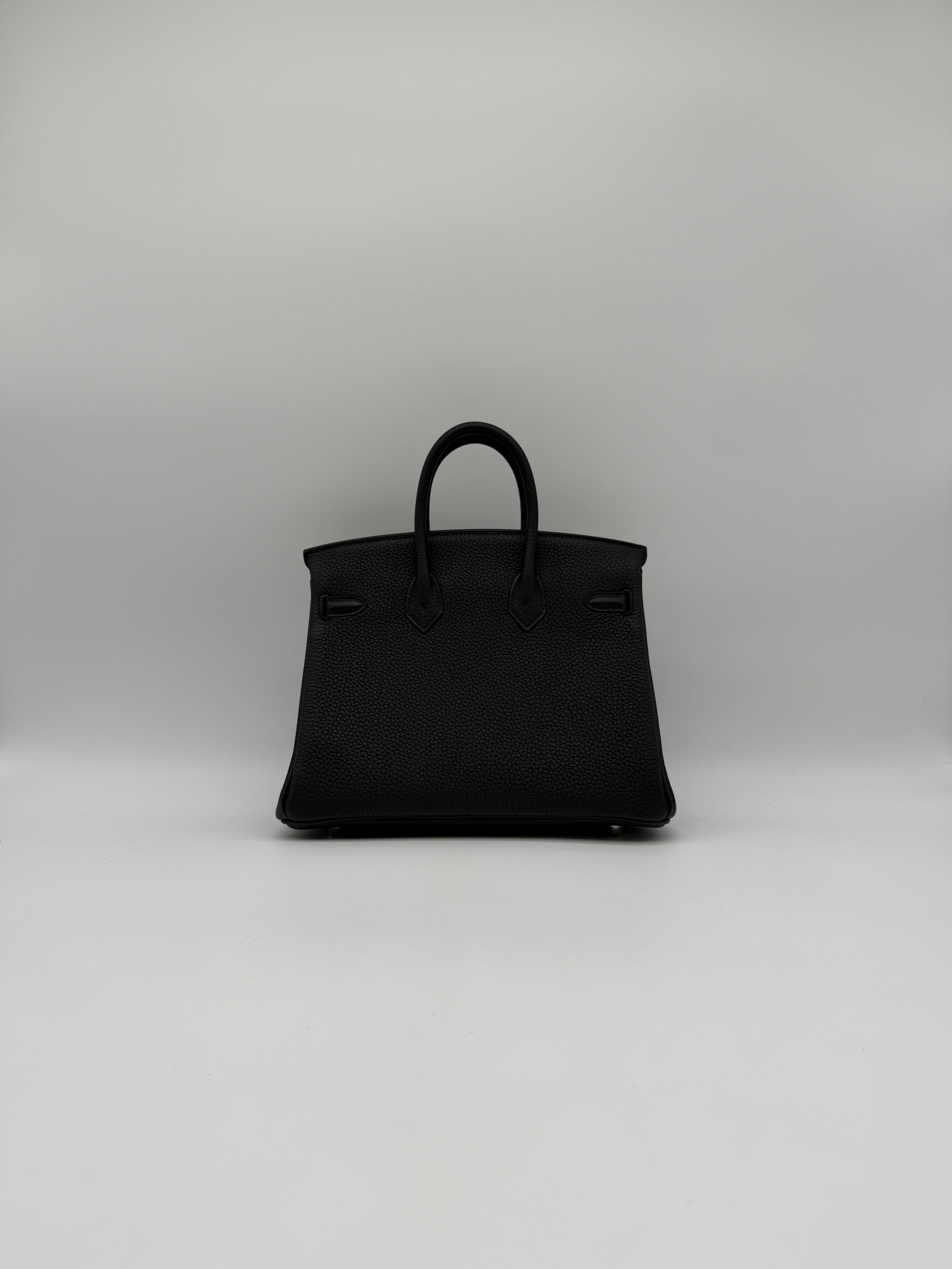 Hermès Hermès Birkin 25 Black Togo Palladium Hardware