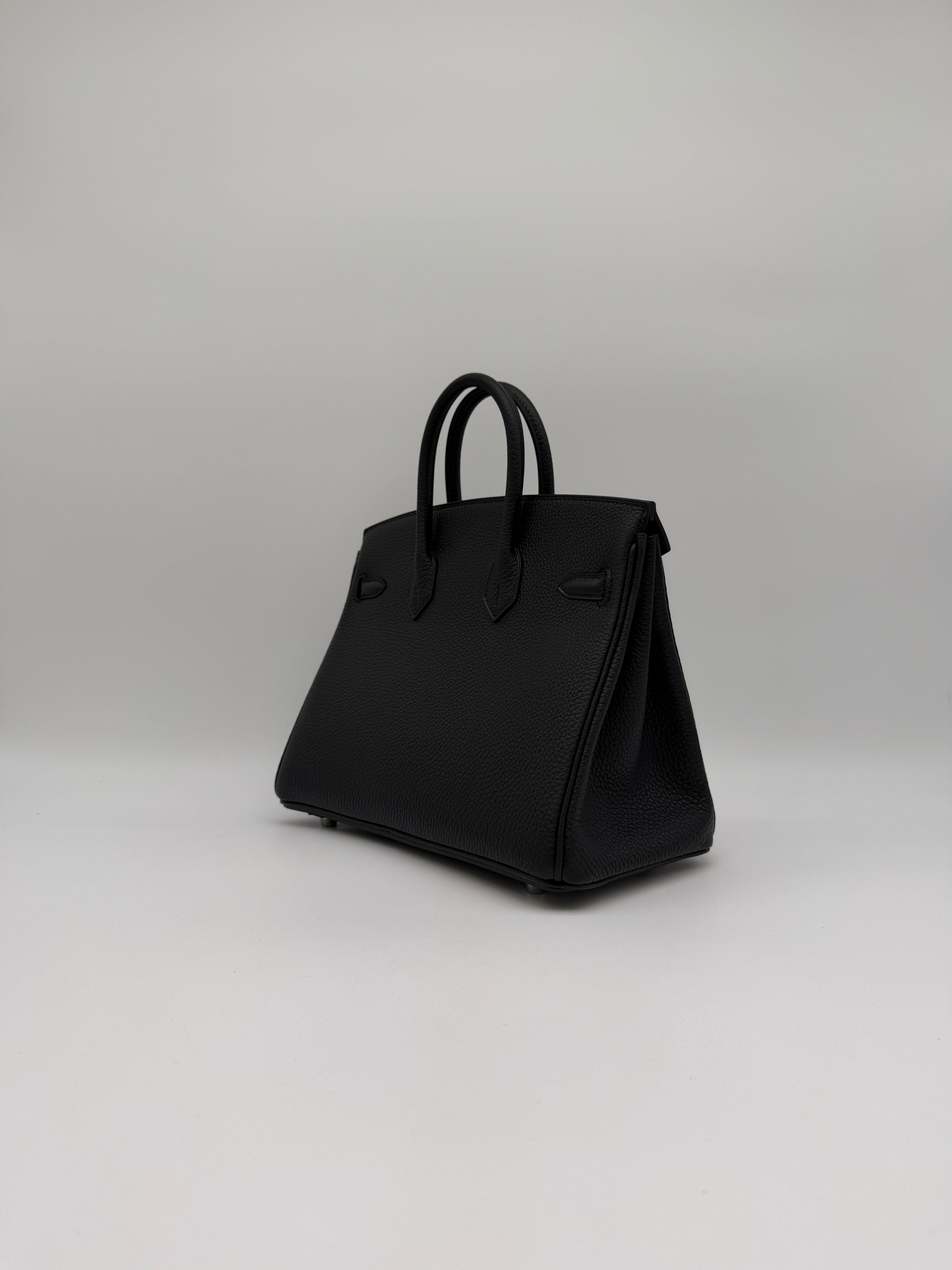 Hermès Hermès Birkin 25 Black Togo Palladium Hardware