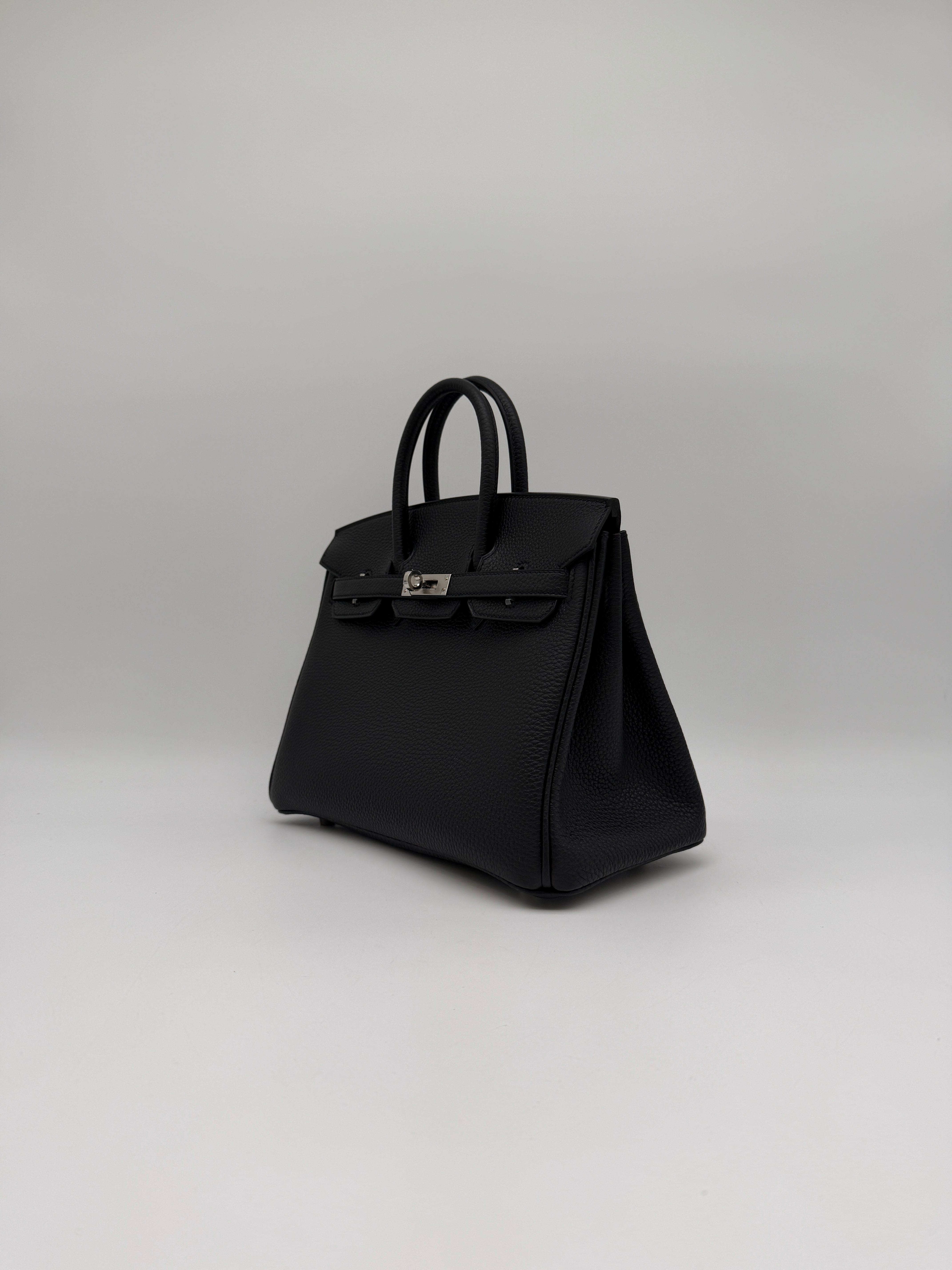 Hermès Hermès Birkin 25 Black Togo Palladium Hardware