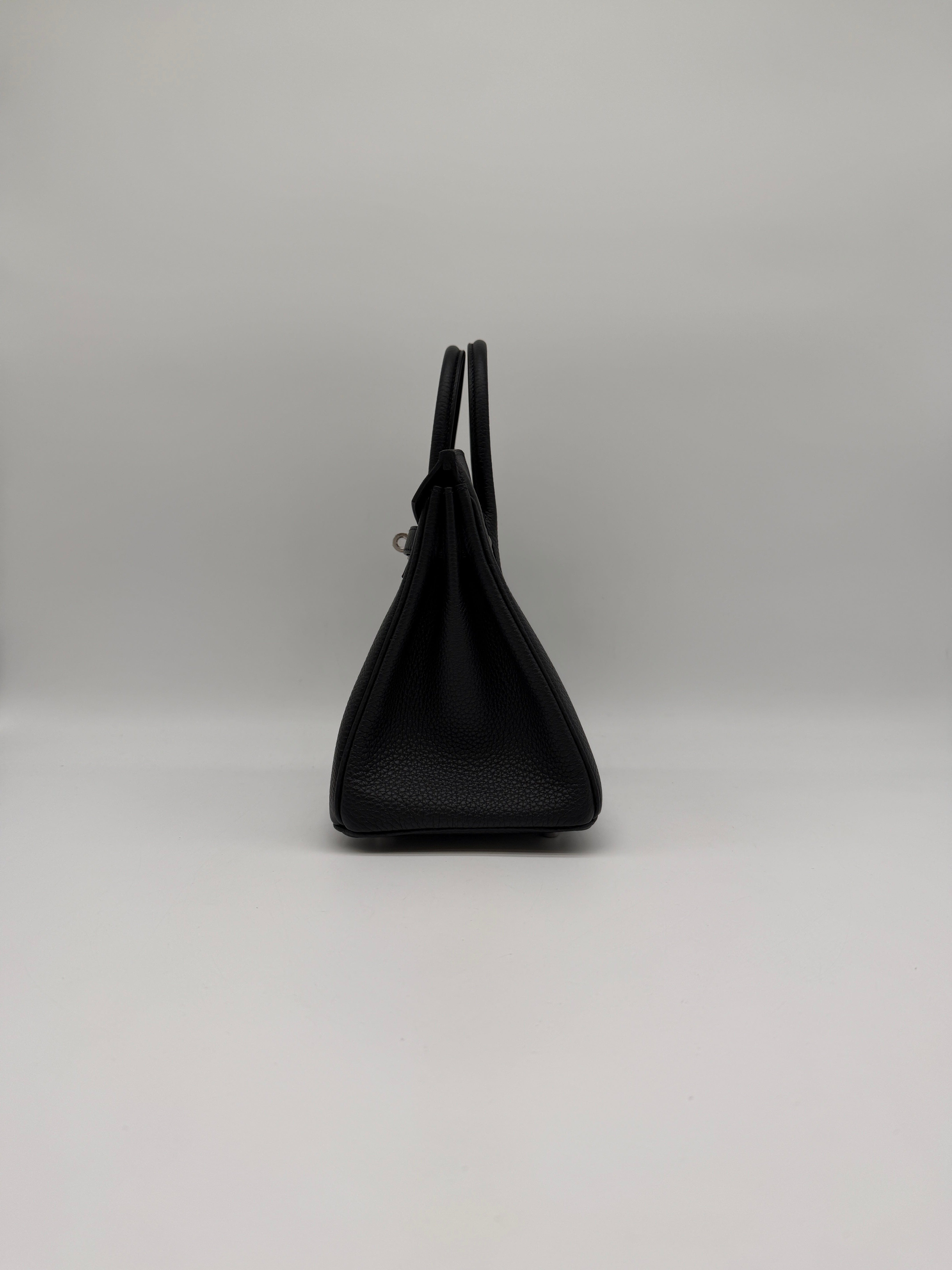 Hermès Hermès Birkin 25 Black Togo Palladium Hardware